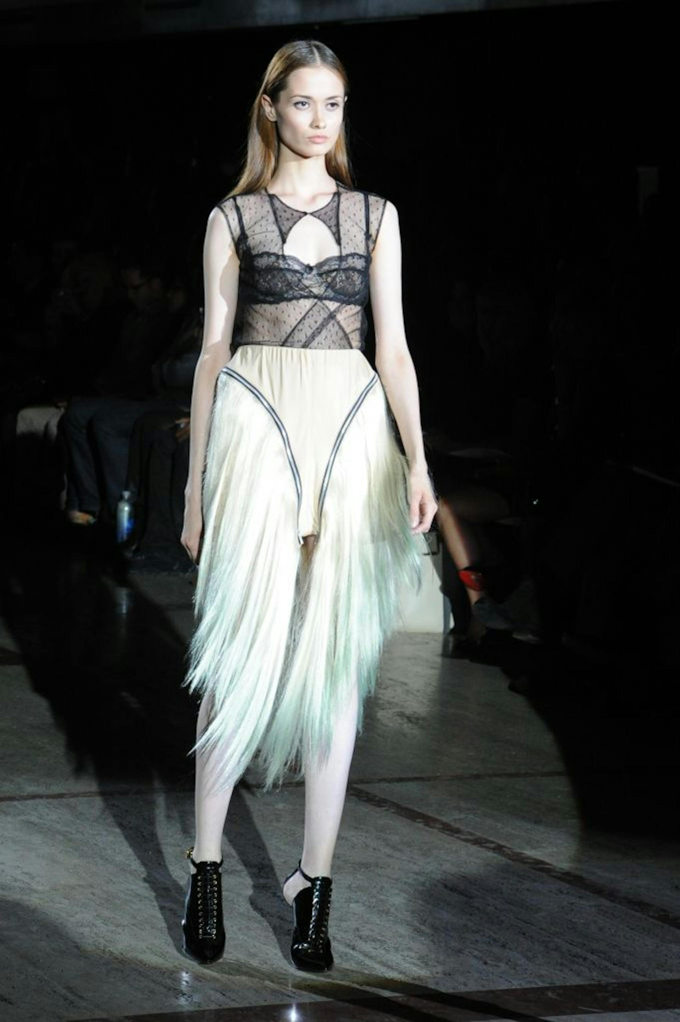 A dress by Lauren Mayhew from Elle Fashion Next at Lincoln Center in New York.