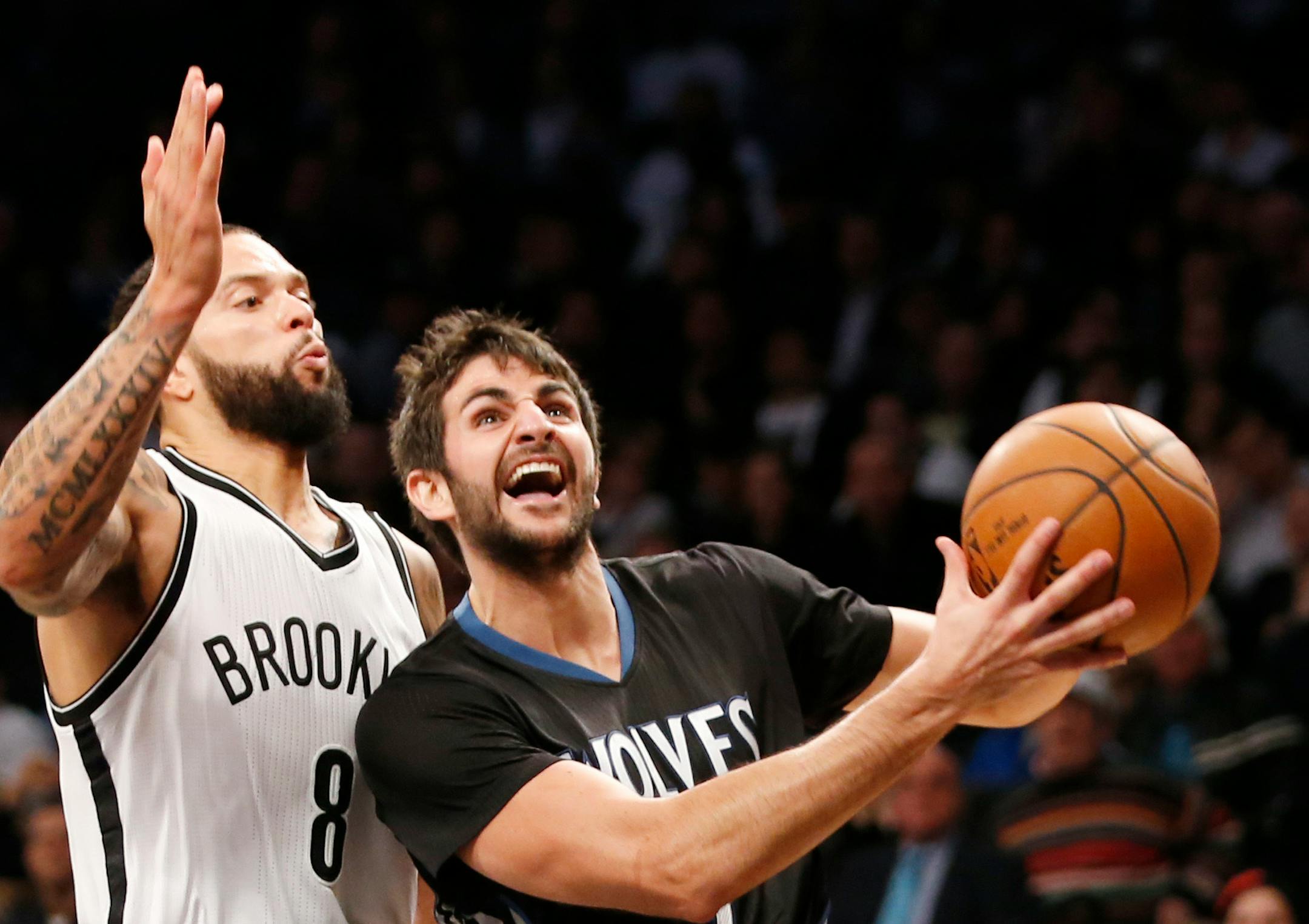 Minnesota Timberwolves guard Ricky Rubio.