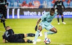 Minnesota United star forward Darwin Quintero has been in a reserve's role the past two games — his first two times as a Loon — during a season in