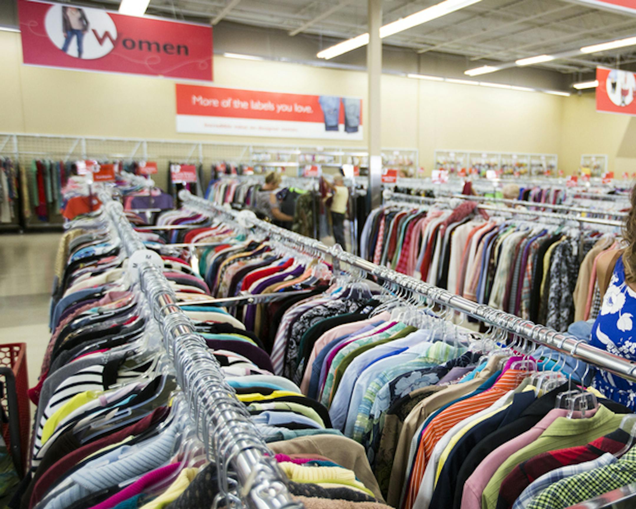 Amanda Baumann shops for items to sell at her store at a Savers in the Twin Cities area. ] (Leila Navidi/Star Tribune) leila.navidi@startribune.com BACKGROUND INFORMATION: Tandem Vintage owner Amanda Baumann shops at a Savers in the Twin Cities area on Tuesday, August 16, 2016. For some thrift-store shoppers, the thrill of the hunt and joy of discovery morphs from hobby to obsession to job. We talk to a few people who've turned thrifting into a bona fide job.