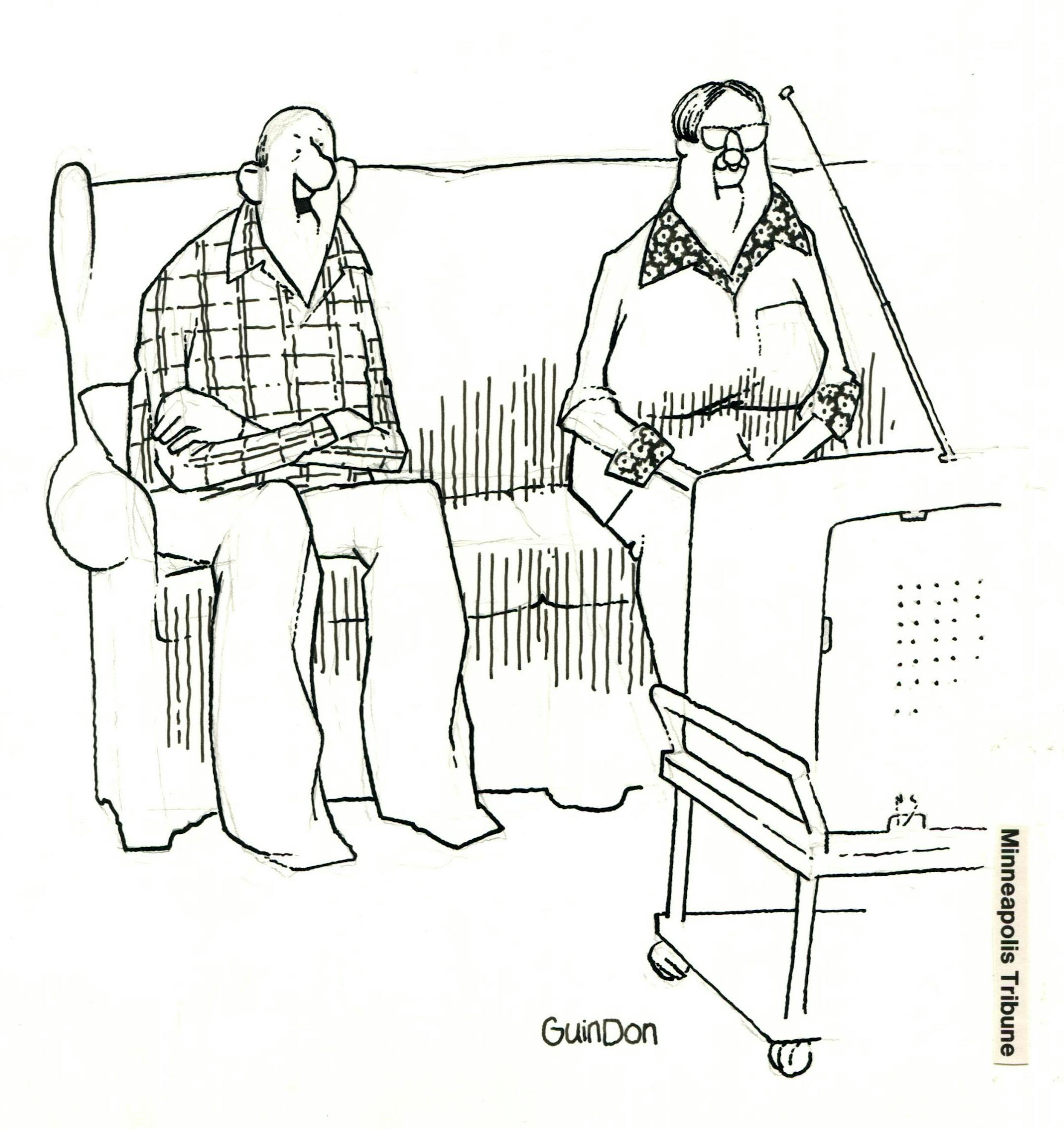 Richard Guindon cartoon