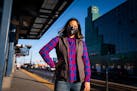 St. Paul City Council member Mitra Jalali posed for a portrait near her home and the Metro Transit Green Line in St. Paul. ] LEILA NAVIDI • leila.na
