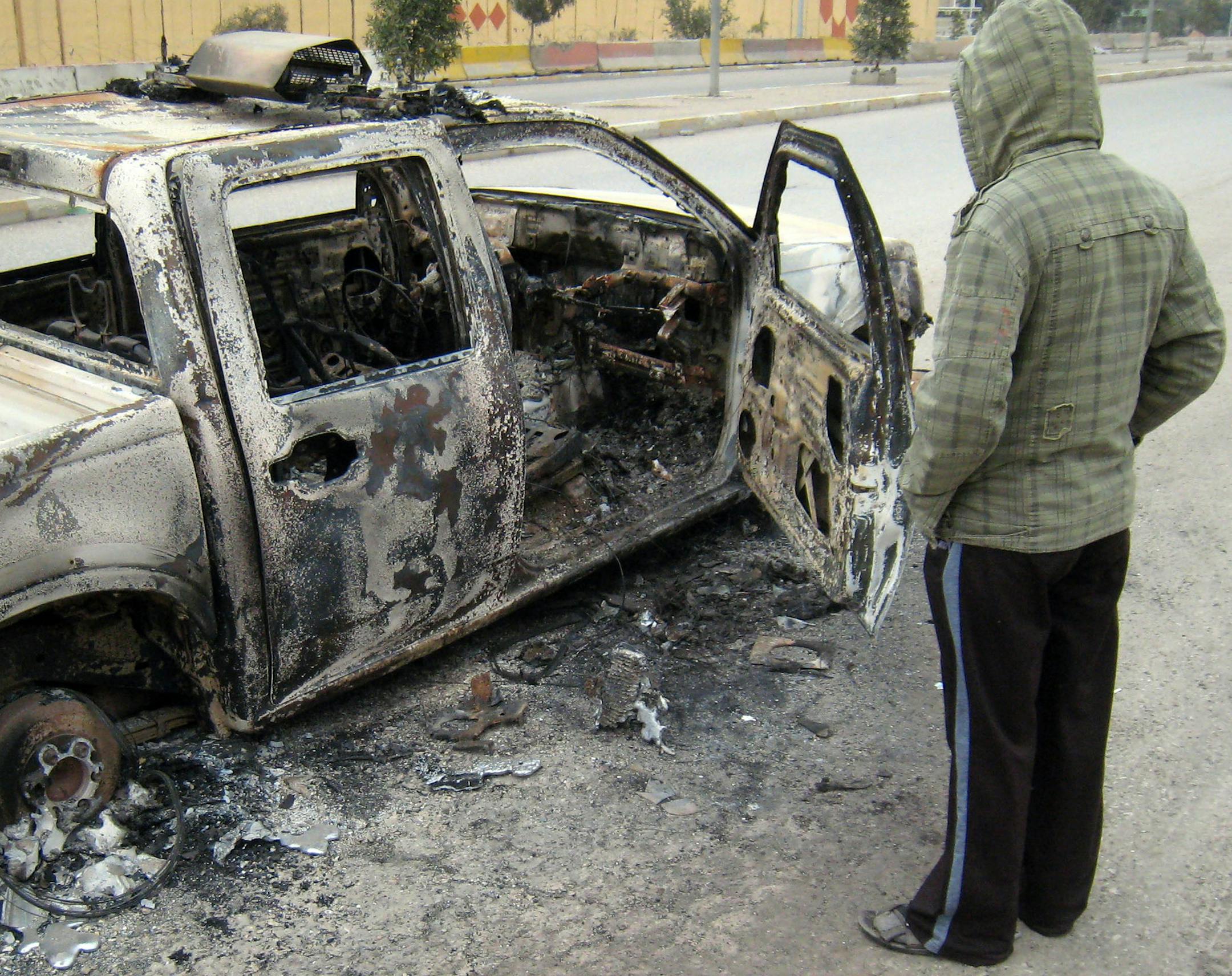 Insurgents controlled much of Fallujah on Sunday.