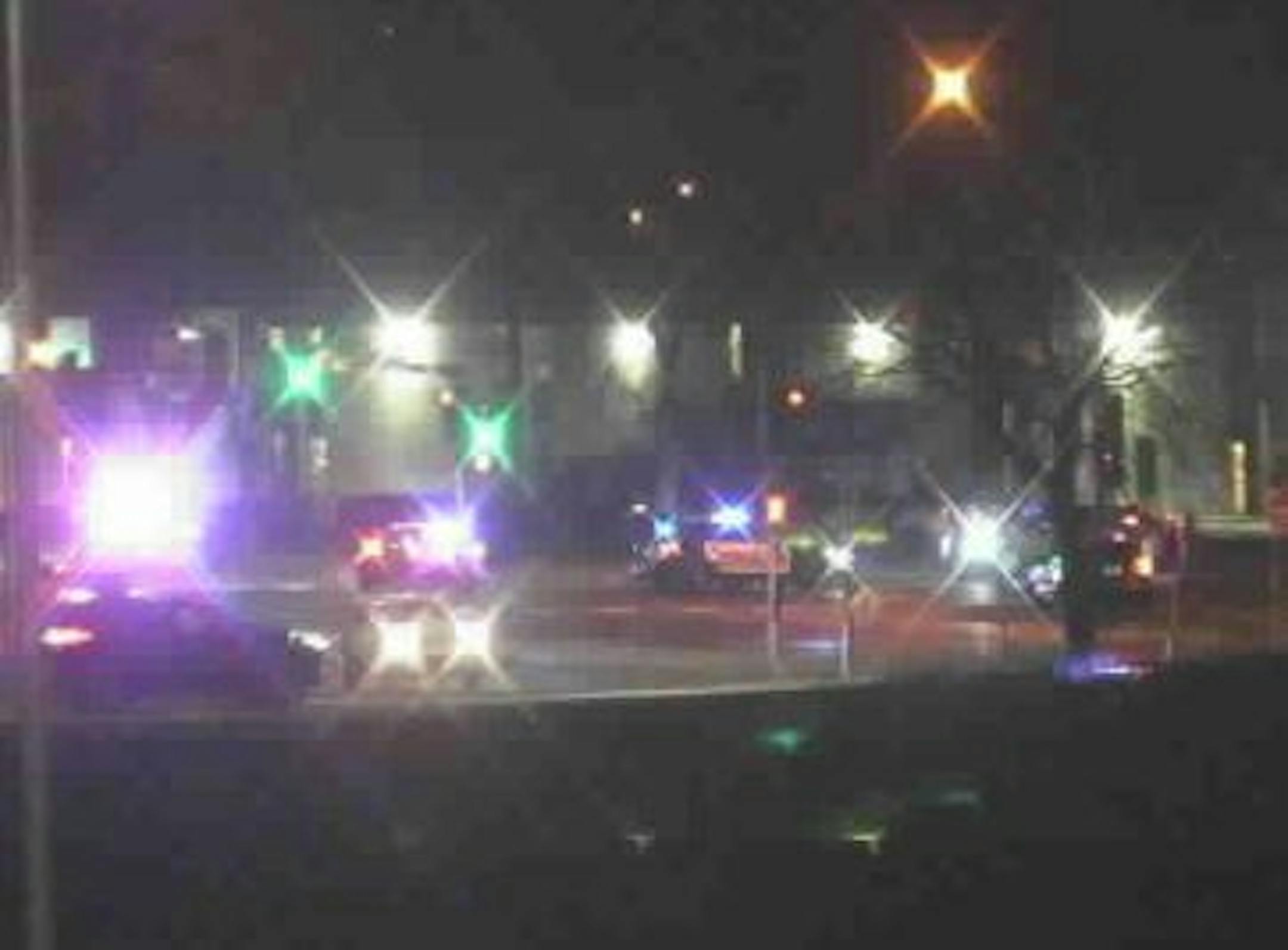 The Sheriff’s Office has yet to say where in the intersection the woman was located when the squad car hit her. Her identity has yet to be released.
Credit: MnDOT camera