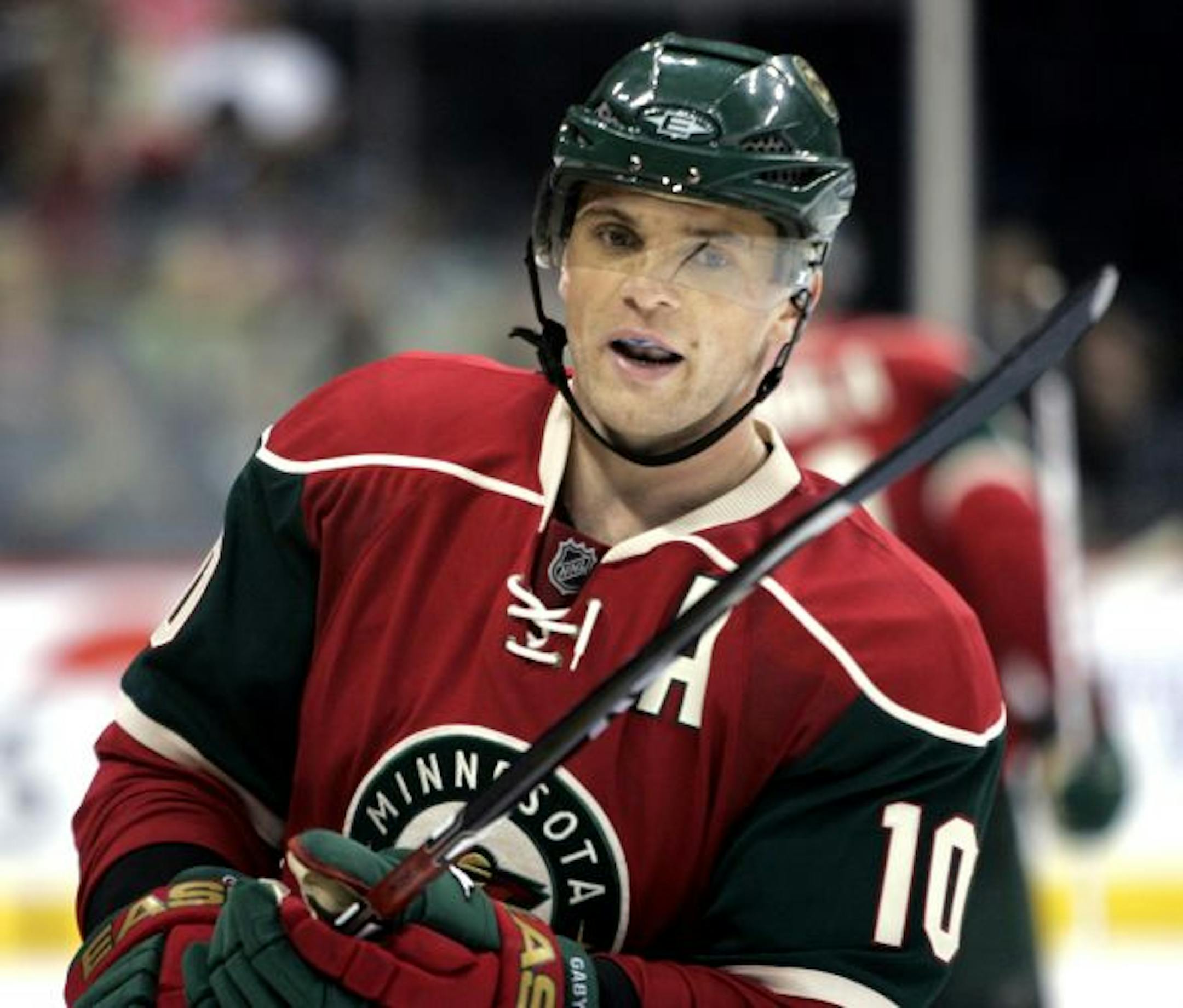 Marian Gaborik is heading to New York to join the Rangers, but first wanted to say goodbye. "I've been here for nine years," he said. "I just wanted to say a few things. I felt I owed it to the community and the people here to say thanks to all the fans that have been unbelievable through the years."