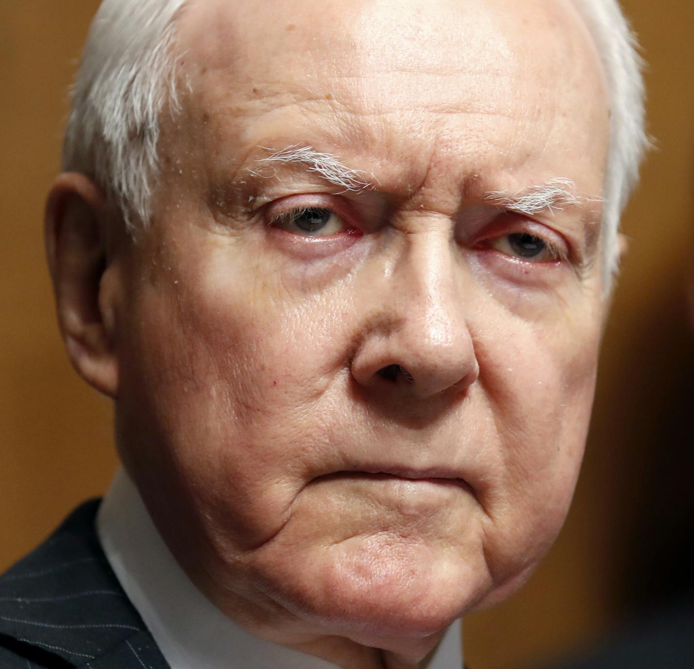 FILE - In this Sept. 20, 2017, file photo, Sen. Orrin Hatch, R-Utah, listens during a Senate Judiciary Committee hearing on Capitol Hill in Washington. Hatch says he is retiring after four decades in Senate (AP Photo/Alex Brandon, File)