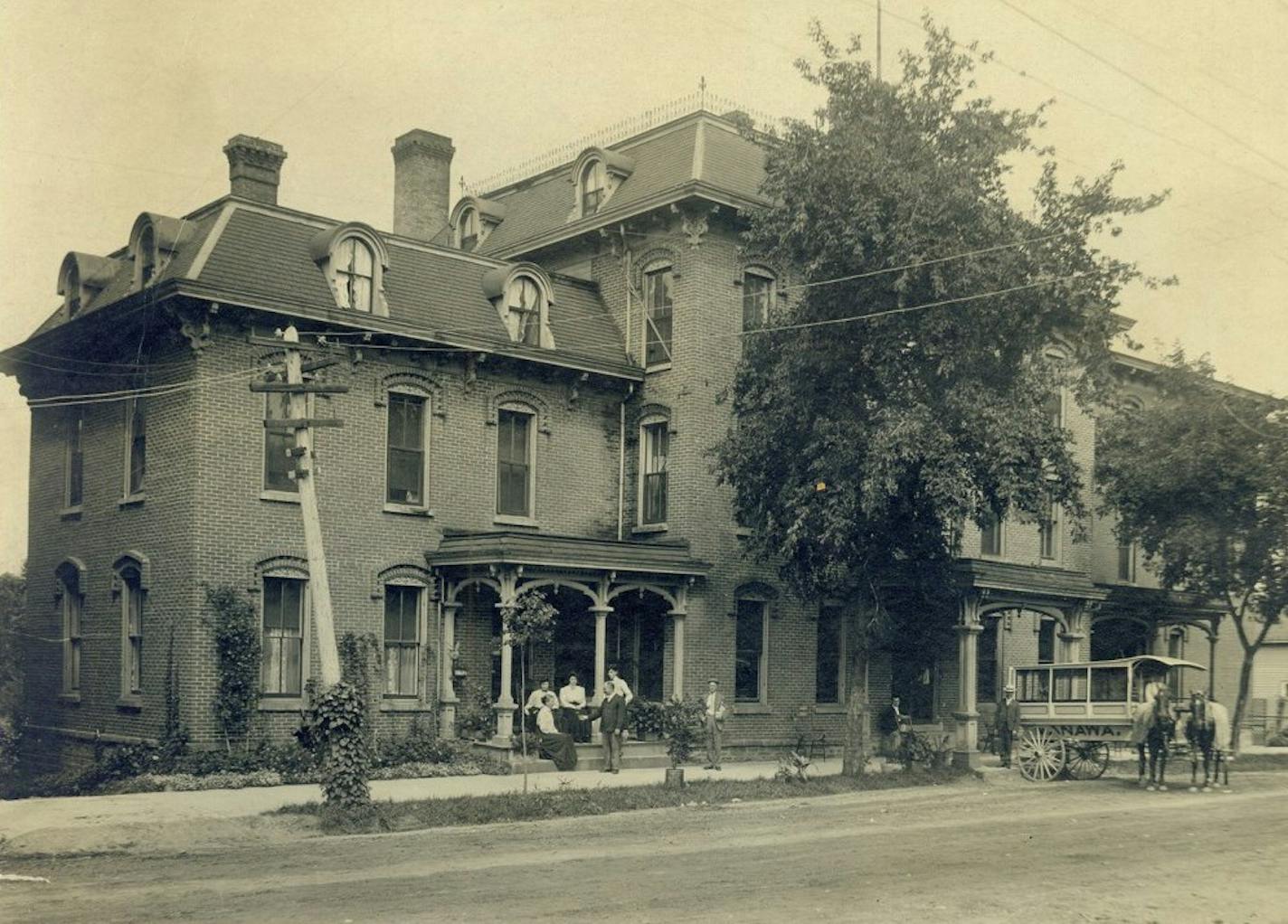 Archer's Hotel sprung up only a year after citizens drove the James-Younger gang out of Northfield and just as Carleton and St. Olaf colleges began to define the town. Pioneers heading west on an old stage road stayed there.