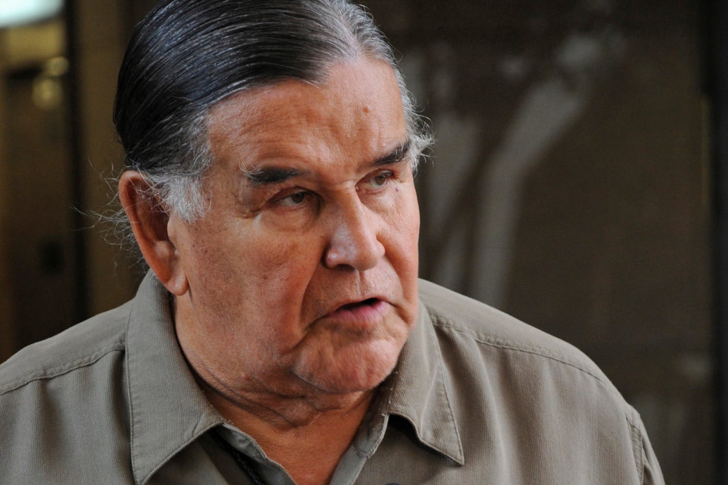 Clyde Bellecourt, co-founder of the American Indian Movement, pictured in a 1210 file photo.