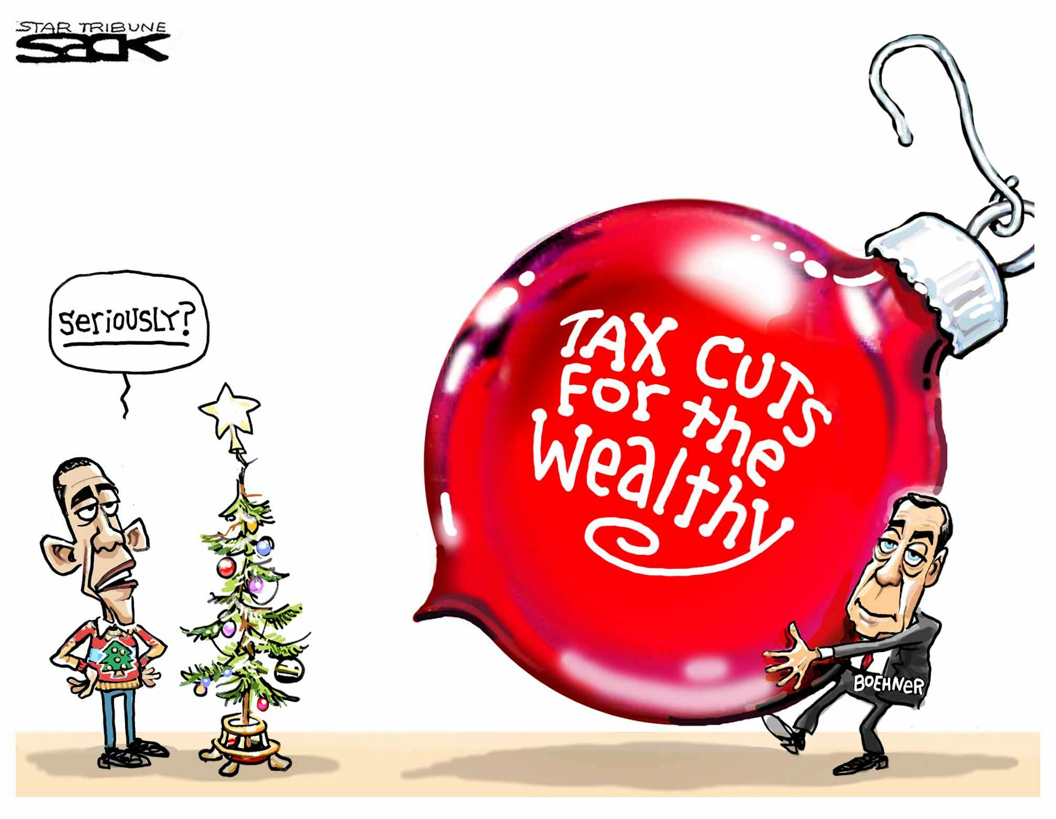Steve Sack editorial cartoon for Dec. 7, 2012.