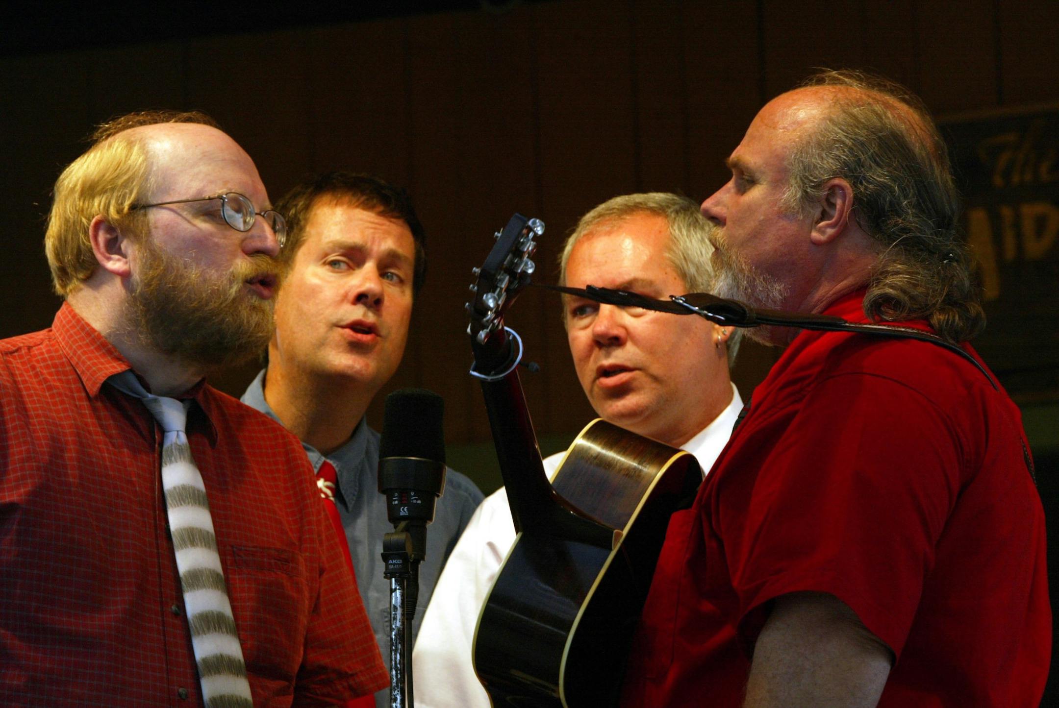 The Middle Spunk Creek Boys with Alan Jesperson, right, were one of many Minnesotan bluegrass groups to play Dulono's on weekends.