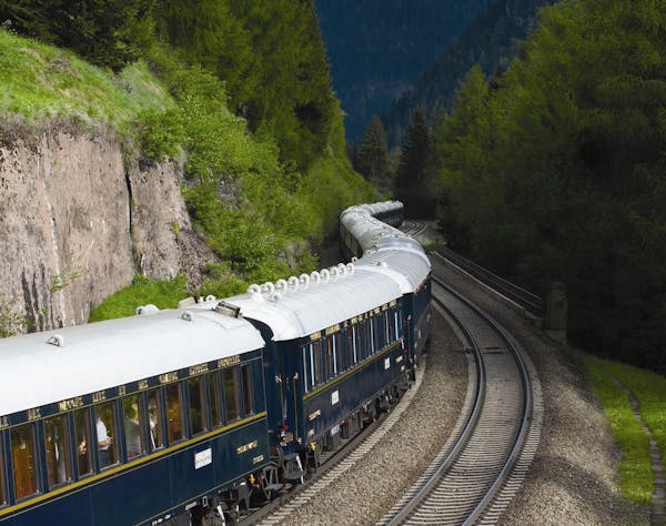 The Venice Simplon-Orient-Express passes through Brenner Pass in Austria.