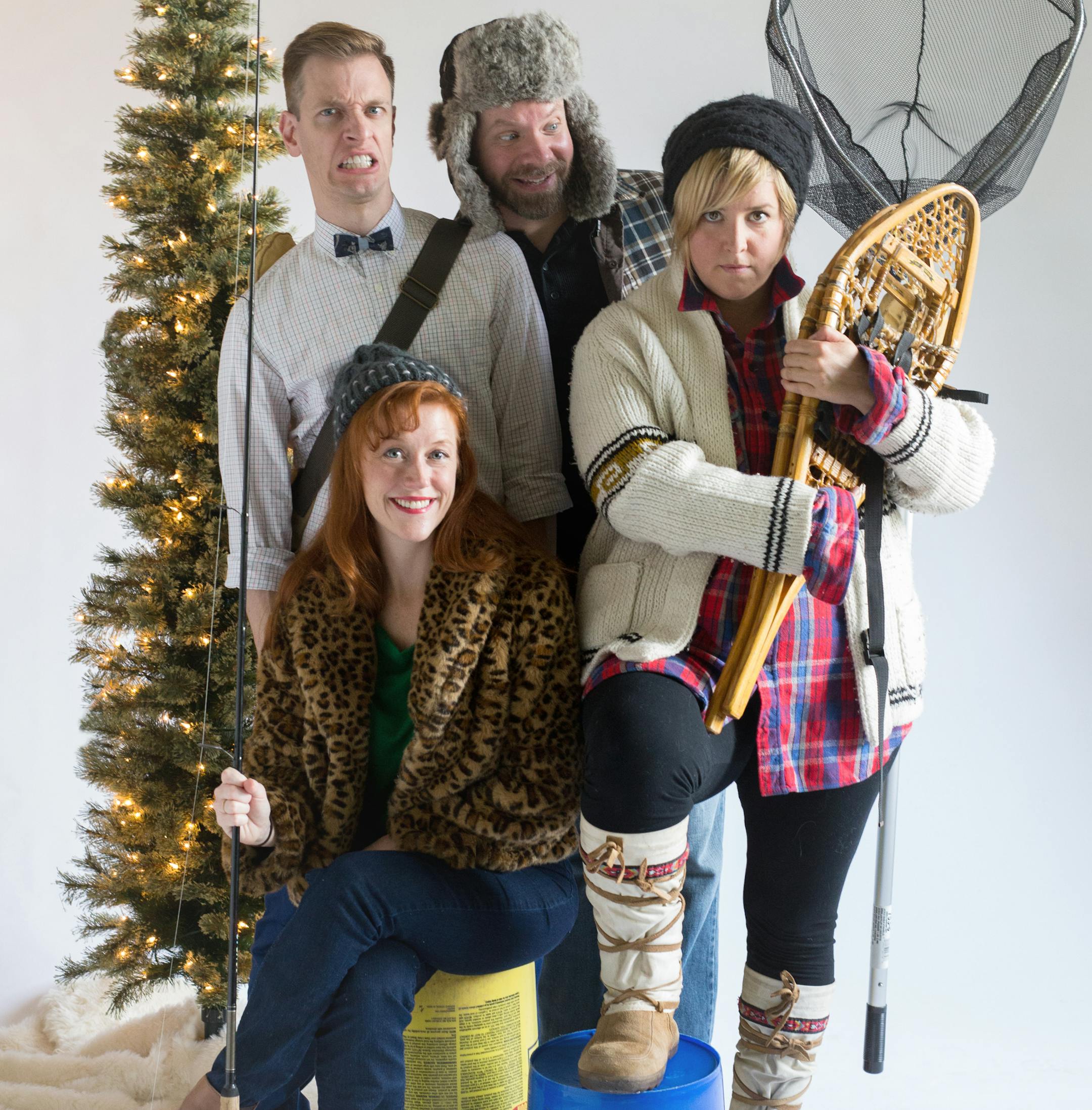 The cast of "A Gone Fishin' Christmas."