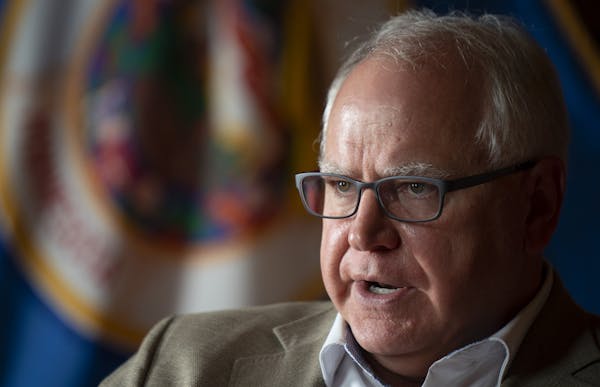 Gov. Tim Walz argued that Minnesota has weathered the medical and economic tolls of the pandemic better than many states.