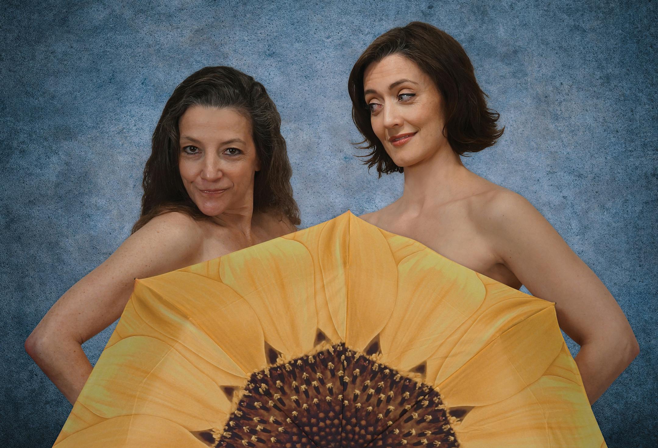 Charity Jones and Christina Baldwin are best friends who become "Calendar Girls." Photo credit: Petronella J Ytsma
