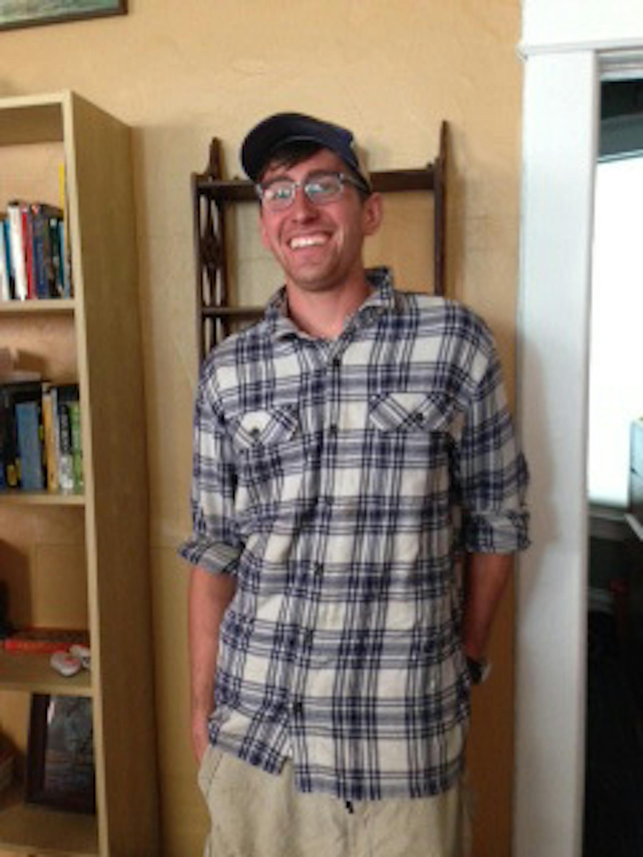 August "Gus" Kramer was smiling after his return.