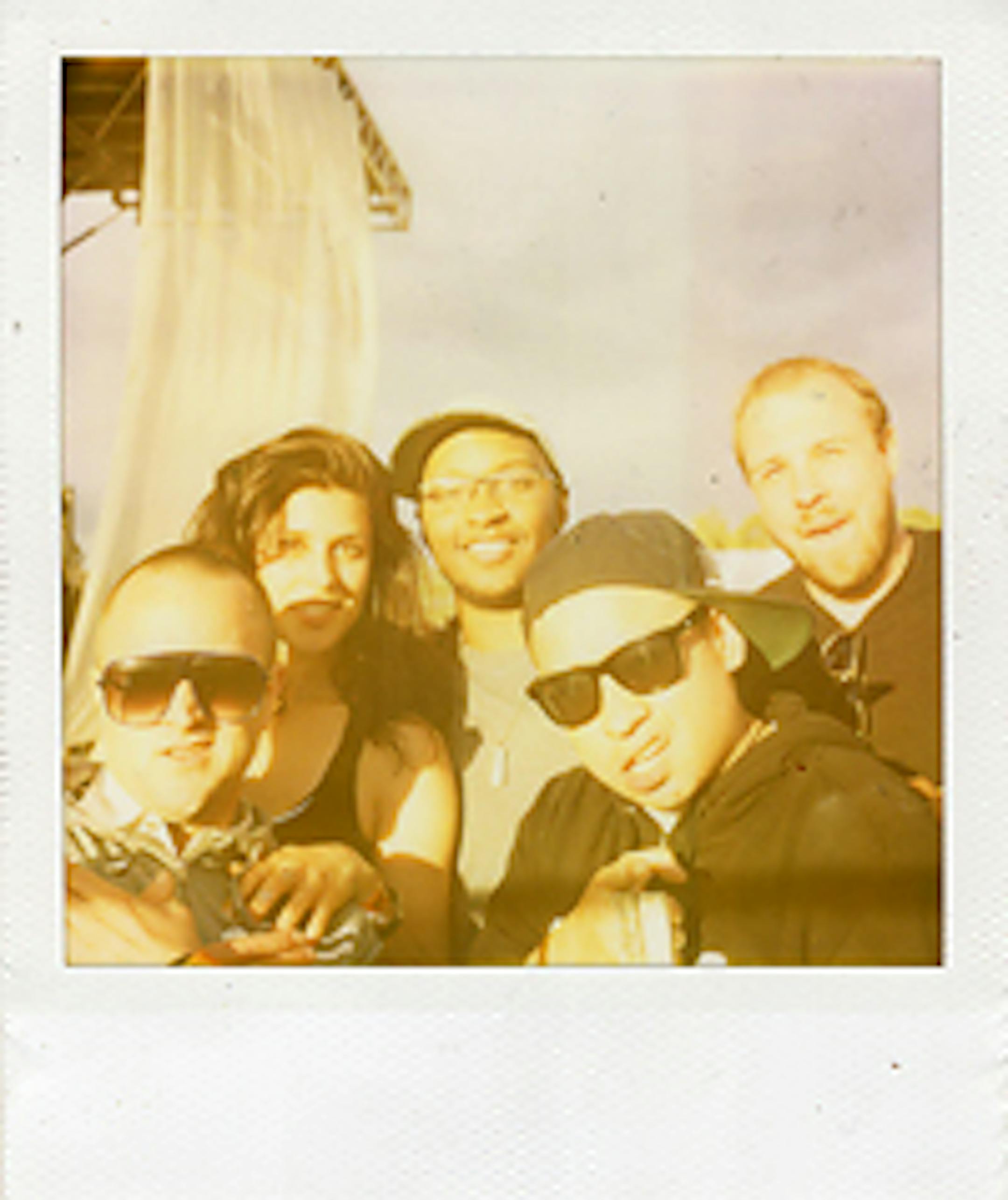 A Polaroid of the Doomtree crew