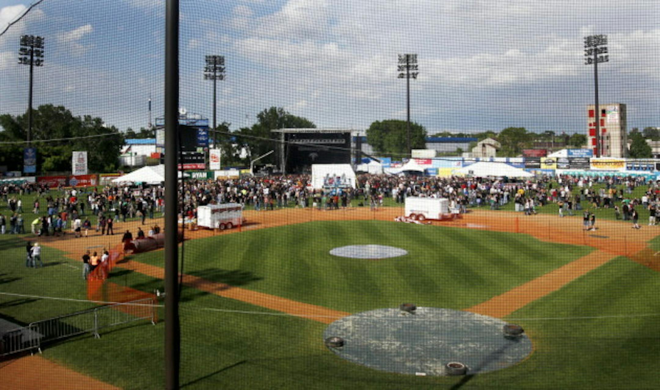 Here's how Midway Stadium looked for its last major concerts, a pair of 93X and KQ92 mini-fests over Memorial Day weekend in 2011. / David Joles, Star Tribune