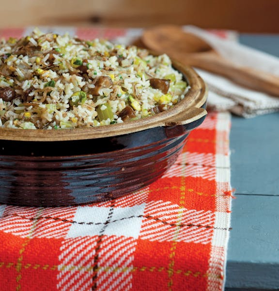 Chestnut, Wild Rice and Pistachio Dressing. From &#x201a;&#xc4;&#xfa;The New Midwestern Table,&#x201a;&#xc4;&#xf9; by Amy Thielen.