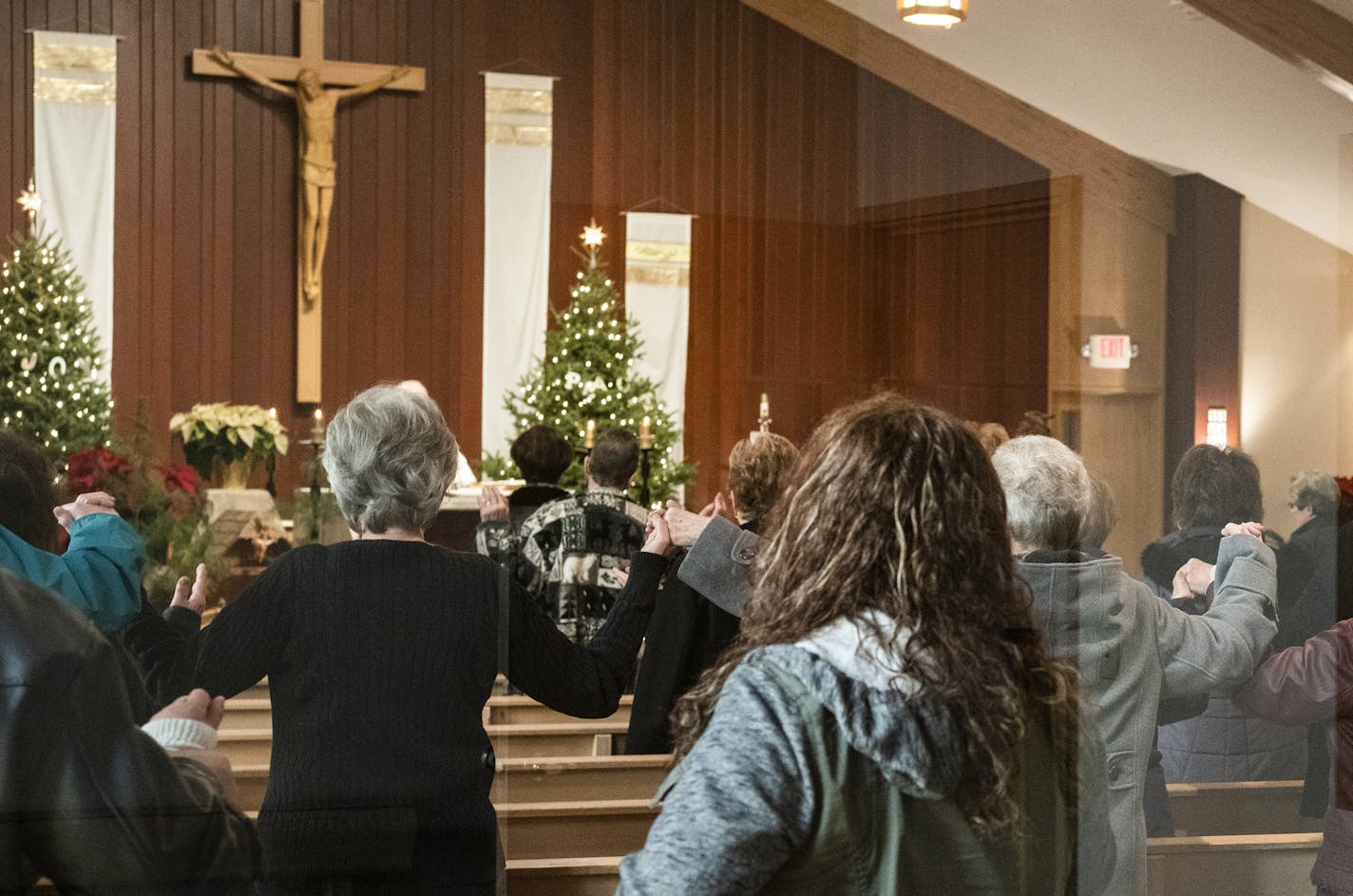 At the St. Joseph Parish in Barron, parishioners held their hands together in an offering of peace during service. Three prayers were dedicated to Jayme, friends, family, and all those who helped search for her .] Latest developments on the Jayme Closs story. Developing. Might be worth doing the mass in Barron after the earlier mass in Cameron since she is from Barron and there could be an outpouring of relief, etc at the Barron mass. RICHARD TSONG-TAATARII &#xa5; richard.tsong-taatarii@startrib