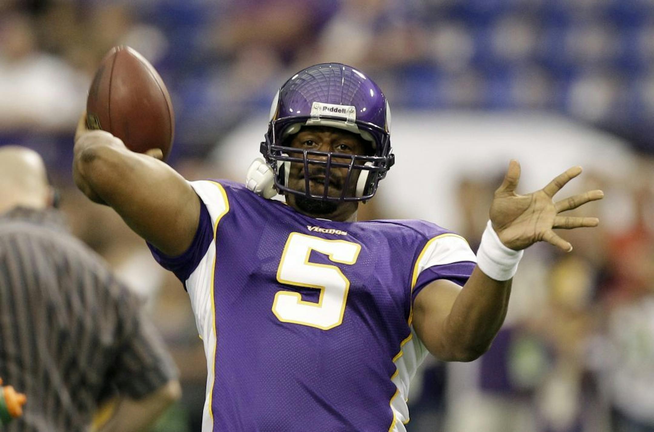 Vikings quarterback Donovan McNabb