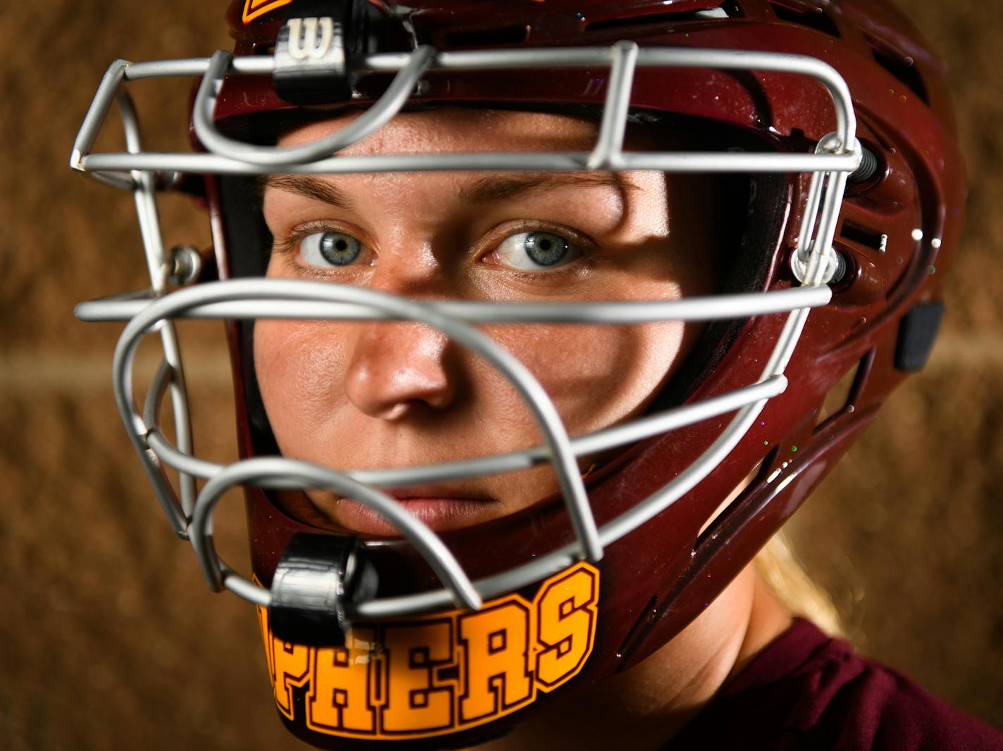 Gophers softball catcher Kendyl Lindaman was photographed after practice Tuesday, April 25, 2017 at Jane Sage Cowles Stadium in Minneapolis, Minn. ] AARON LAVINSKY &#xef; aaron.lavinsky@startribune.com Gophers softball catcher Kendyl Lindaman was photographed after practice Tuesday, April 25, 2017 at Jane Sage Cowles Stadium in Minneapolis, Minn.