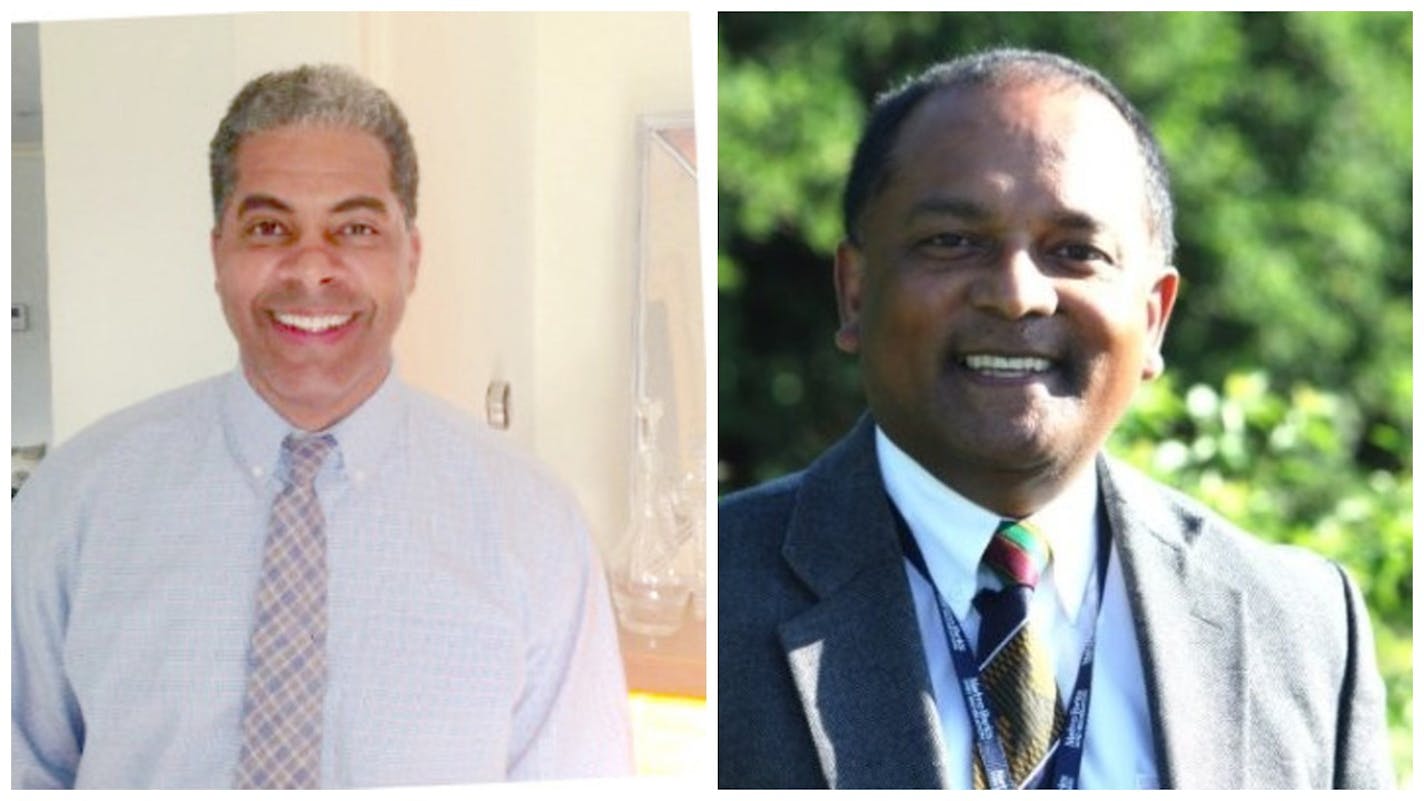 Al Bangoura, left, the recreation superintendent for Mecklenburg County Parks and Recreation, and Seve Ghose, the Metro Parks and Recreation Department director in Louisville, Ky.