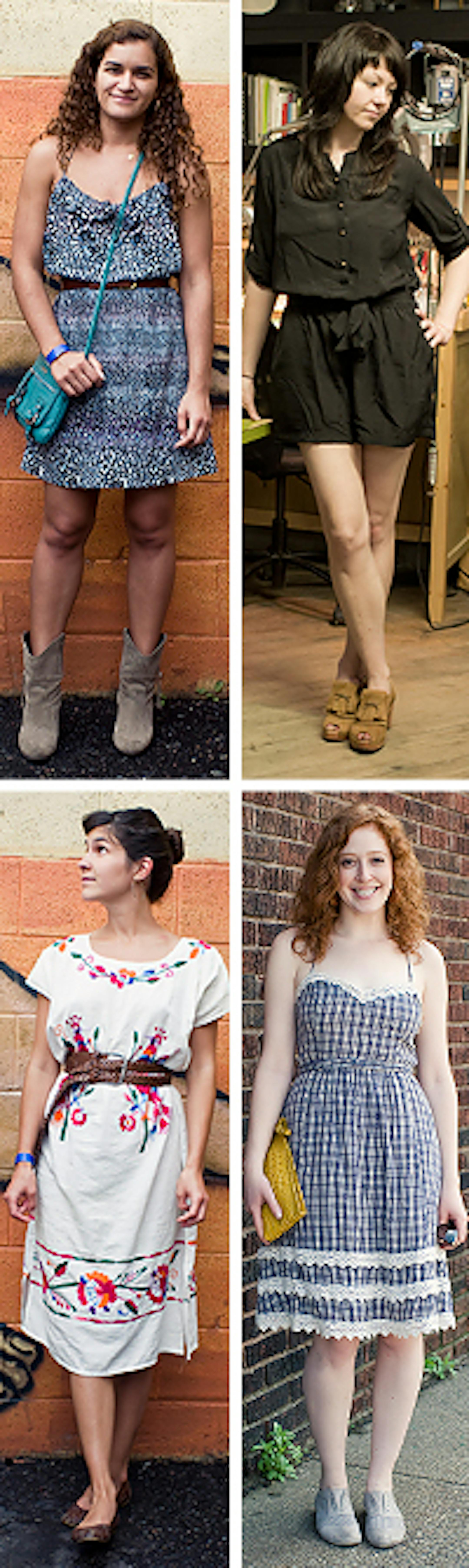 Clockwise from top - Kianna Goodwin, Lauren Neal, Brie Cohen, Erin Haapala