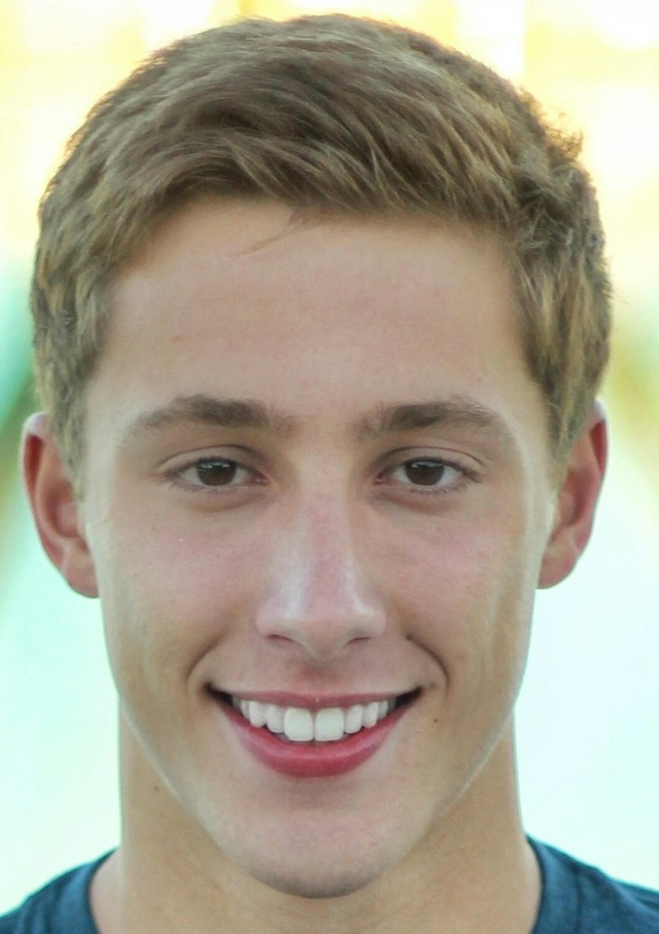 JohnThomas Larson, boys' swimming, senior, 2017
