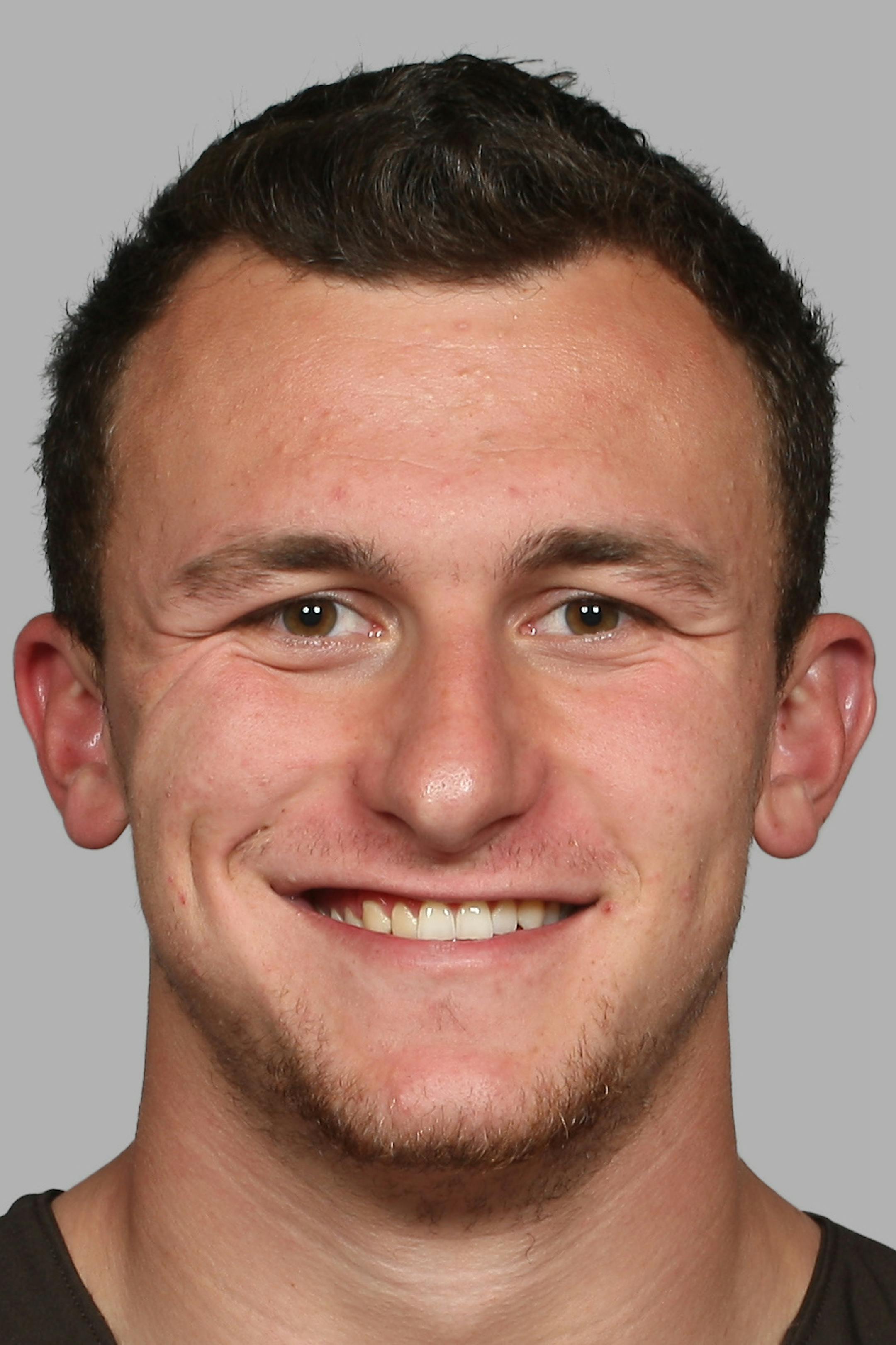 This is a 2014 photo of Johnny Manziel of the Cleveland Browns NFL football team. This image reflects the Cleveland Browns active roster as of Tuesday, May 20, 2014 when this image was taken. (AP Photo) ORG XMIT: NFLHS14