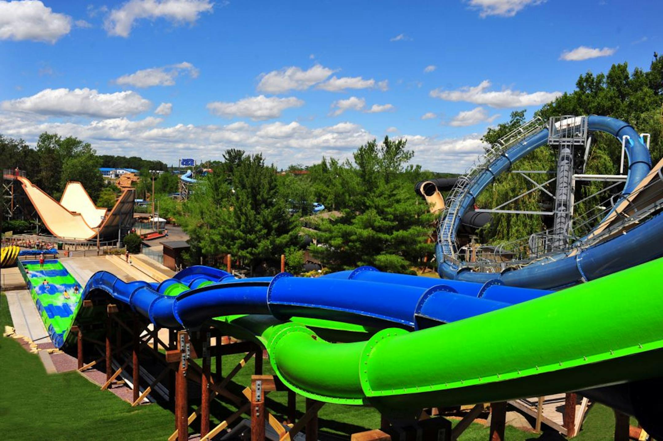 Quadzilla, a new mat racer at Noah's Ark in Wisconsin Dells, Wis.