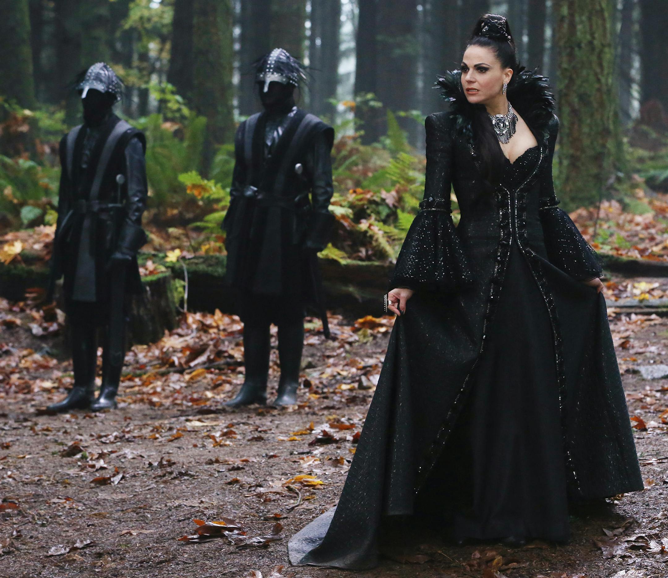 Jack Rowand/ABC Lana Parrilla as the evil queen in the 100th eposide of "Once Upon a Time."