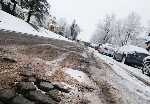 Minnesota seems like the land of 10,000 potholes right now. 
