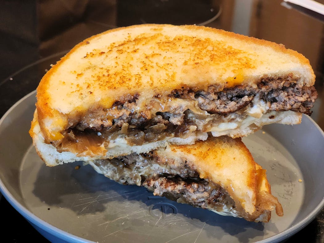 Red Cow's patty melt is like a grilled cheese on steroids.