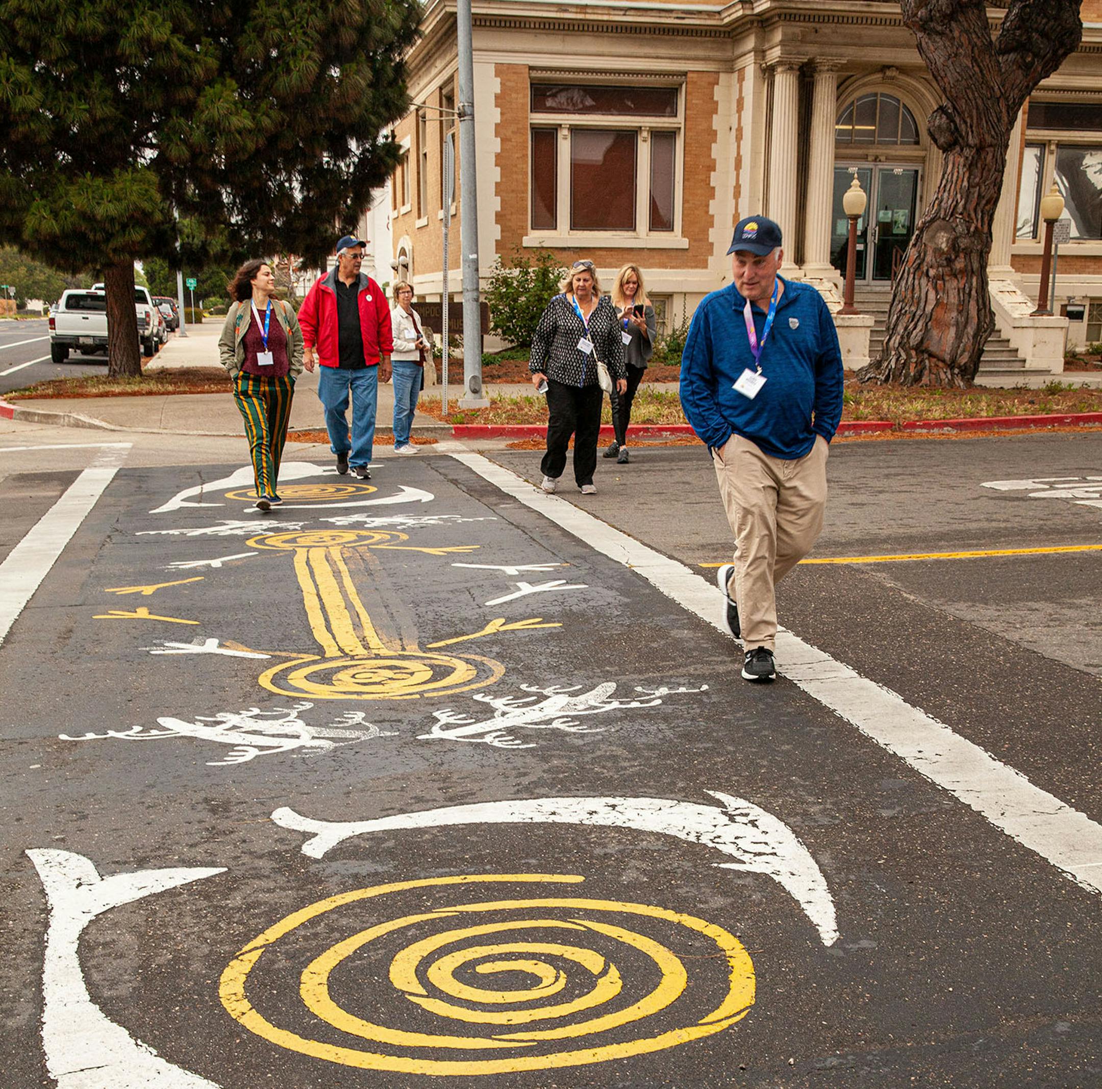Some towns are known for peaches; some for watermelons. Lompoc, Calif. is known for its art, and a culture that supports creative design in every form, from murals to crosswalks. (Steve Haggerty/ColorWorld/TNS)