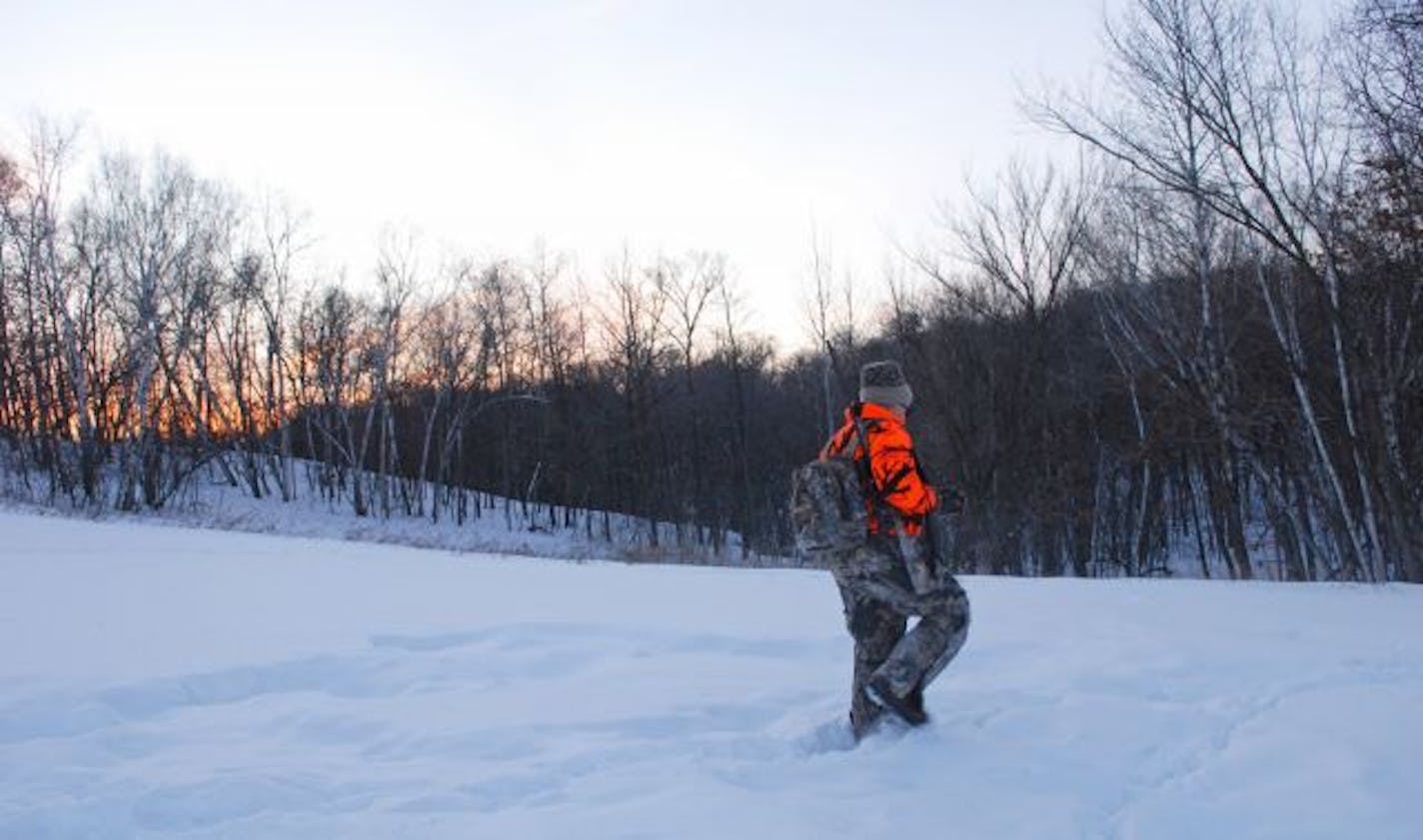 Ron Schultz left a deer-hunting stand late Thursday afternoon in southeast Minnesota, where on land he and his brother own, a small crew killed two deer for testing by the DNR for chronic wasting disease.