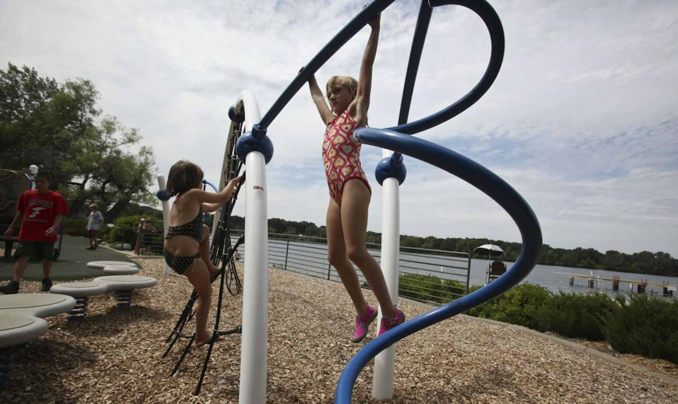 This playground at Shady Oak Beach in Minnetonka was funded by a past Hennepin County Youth Sports grant.