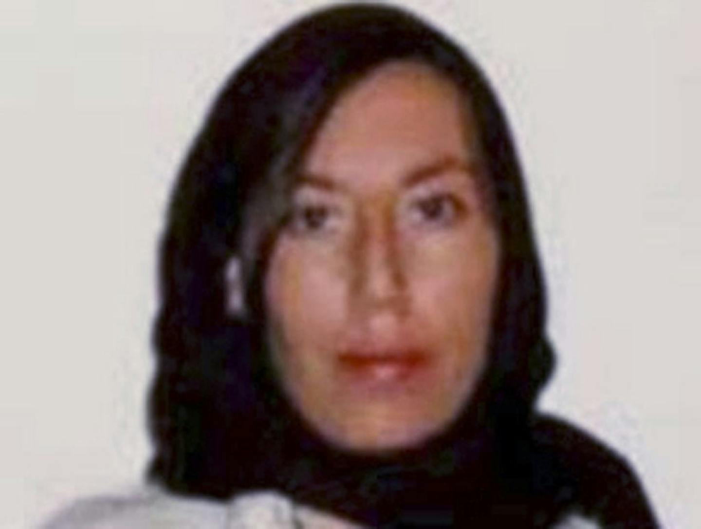 This 2013 photo released by the Department of Justice shows Monica Elfriede Witt. The Justice Department on Wednesday announced an indictment against Monica Elfriede Witt, who defected to Iran in 2013 and is currently at-large.