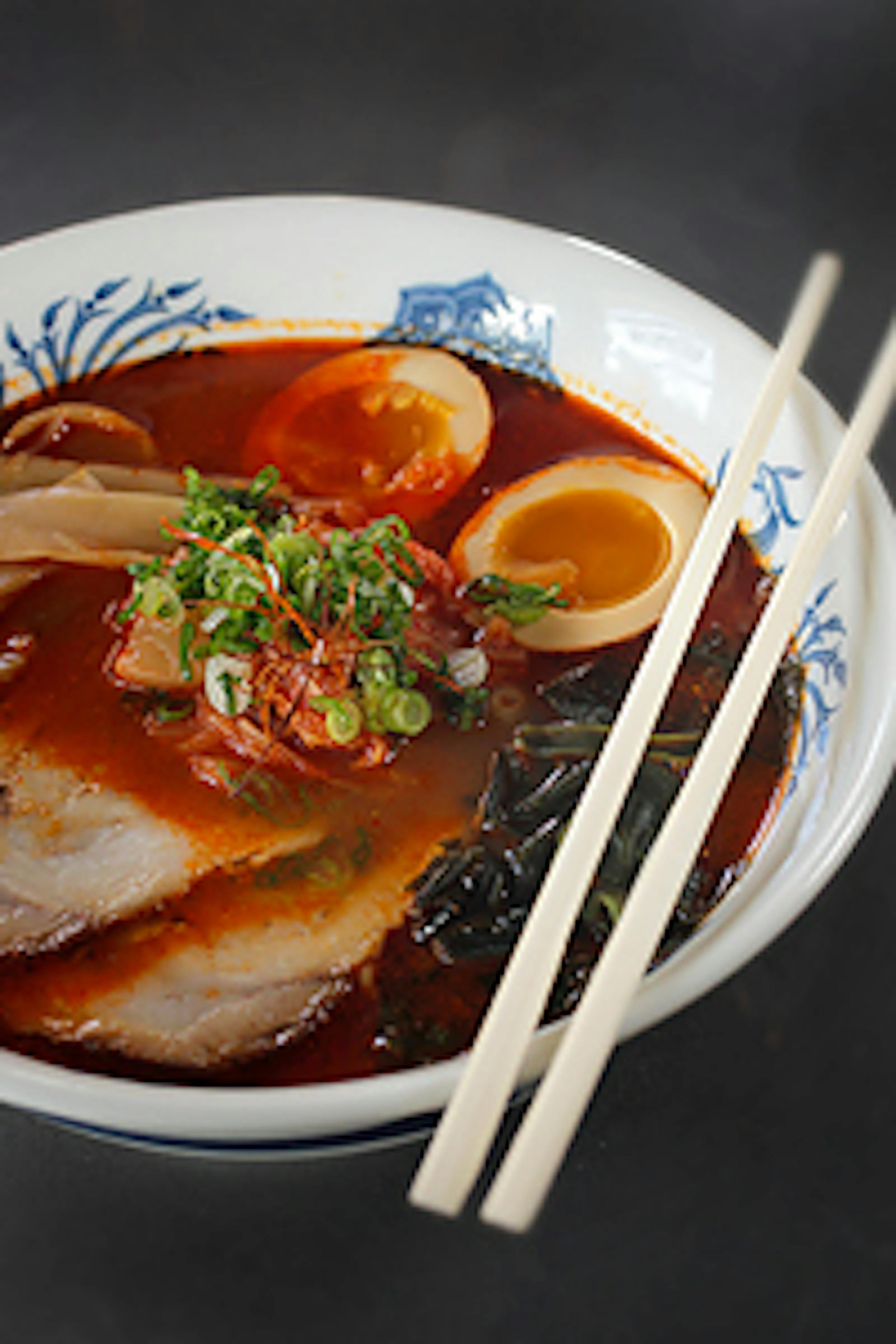 Pork belly and egg ramen