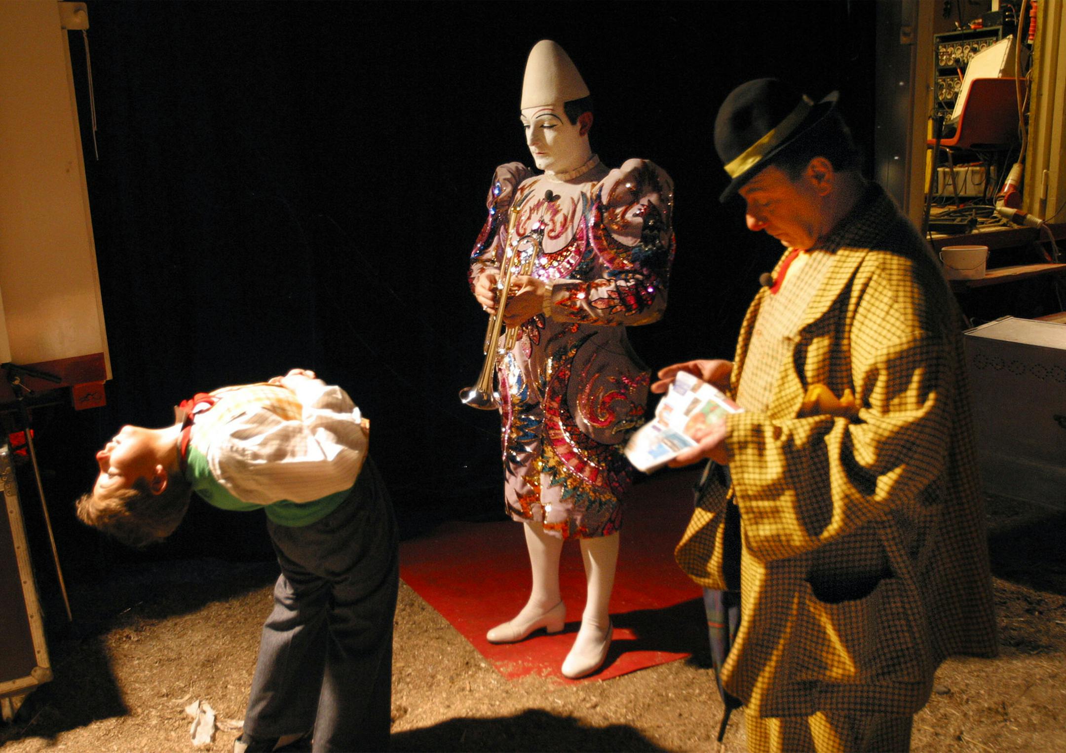 Members of the Rossi family — who have been in the circus for 400 years — prepared for a performance in Copenhagen, Denmark, in 2004.