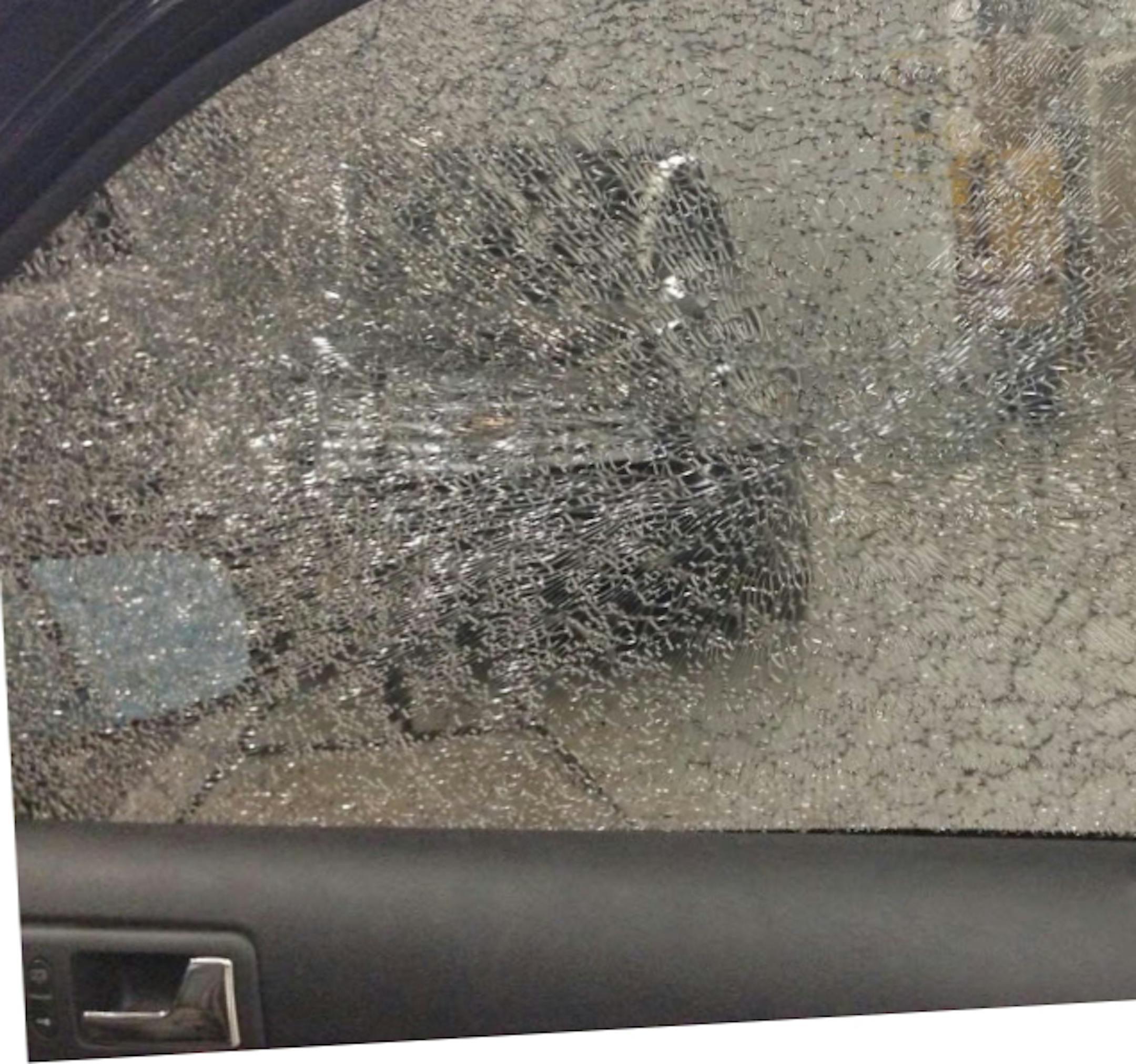 3M Scotchshield on a car window