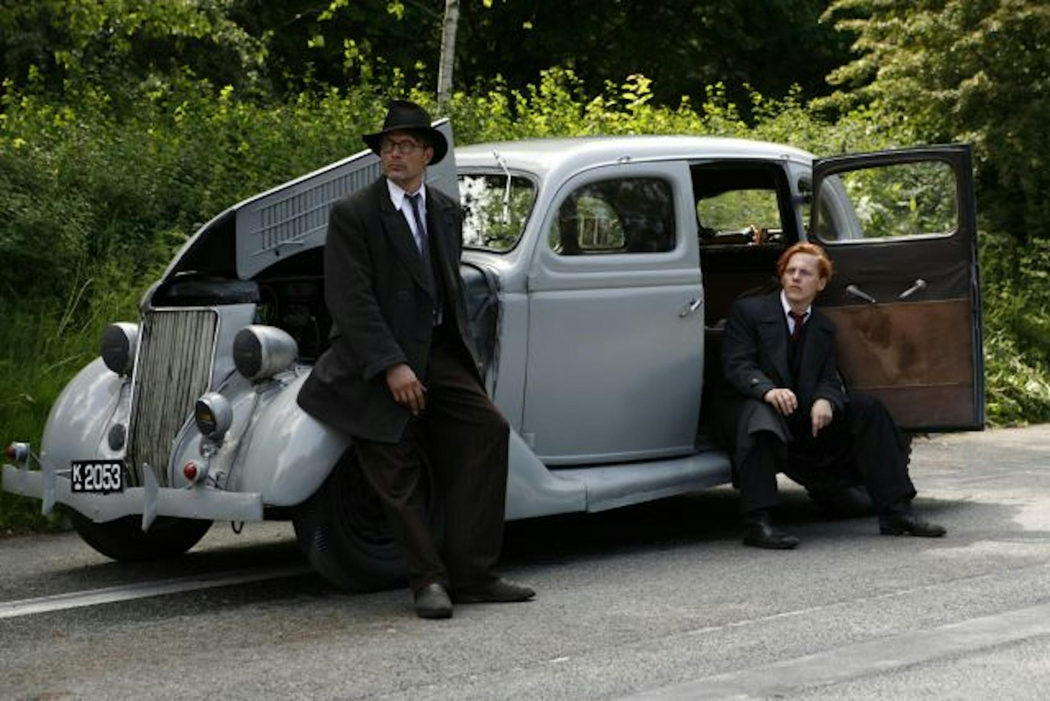 Mads Mikkelsen and Thure Lindhart in "Flame & Citron"