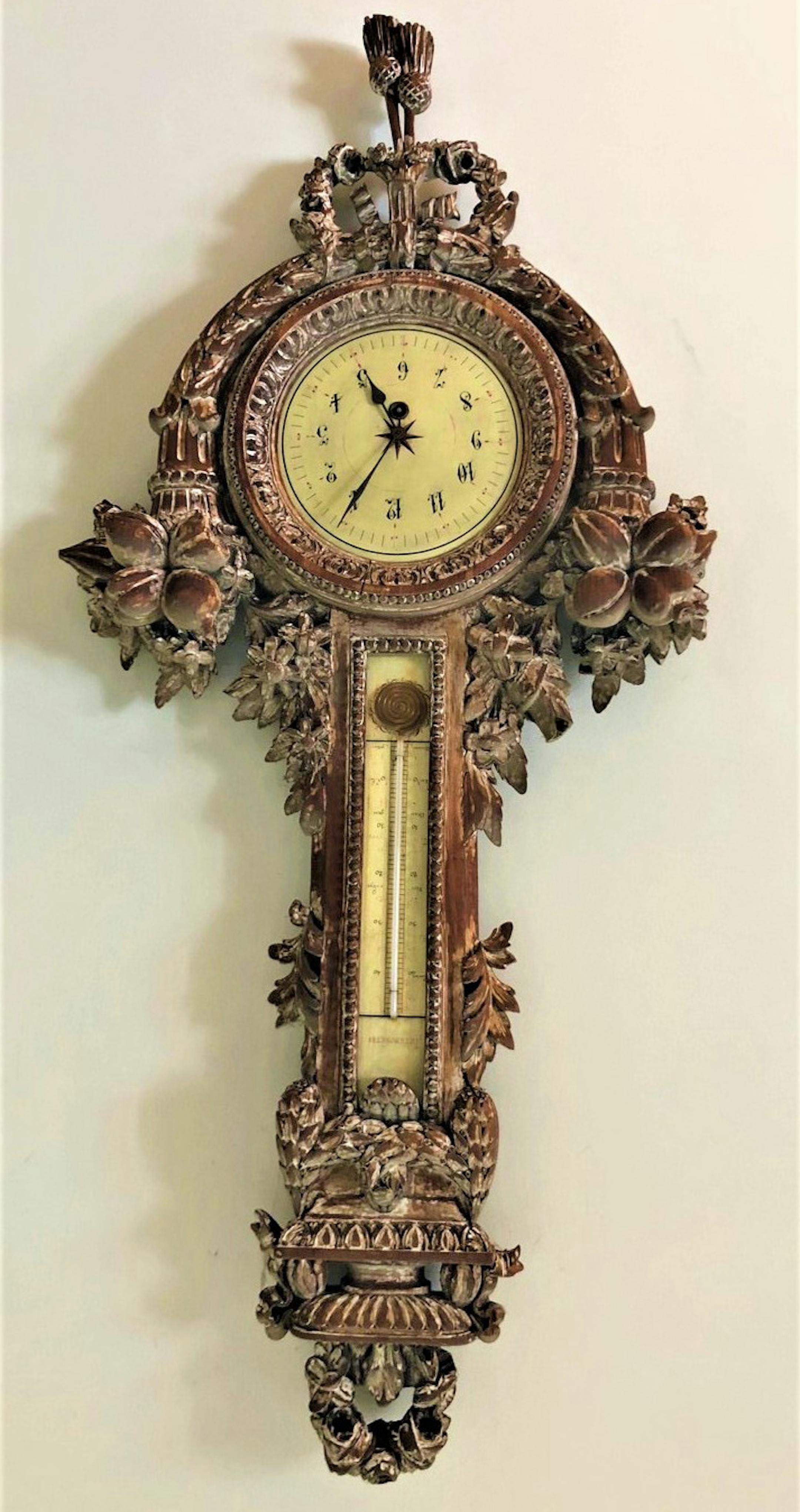 This clock is in the French rococo style. (Handout/TNS)