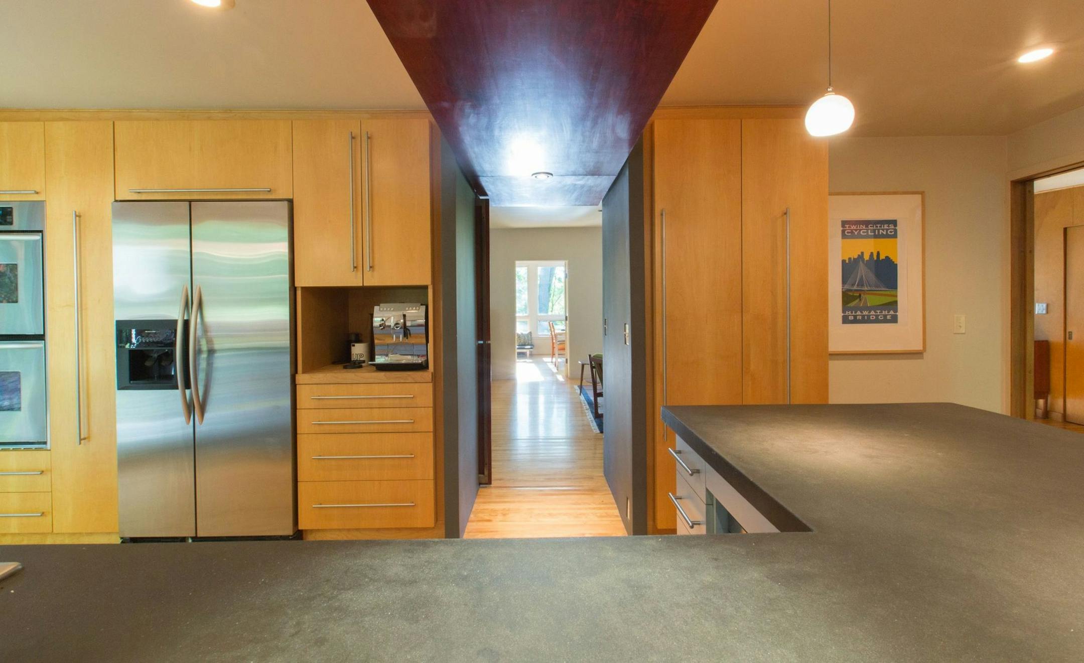 Everyday Solutions - Midcentury kitchen makeover by Locus Architecture. Credit Matt Munson