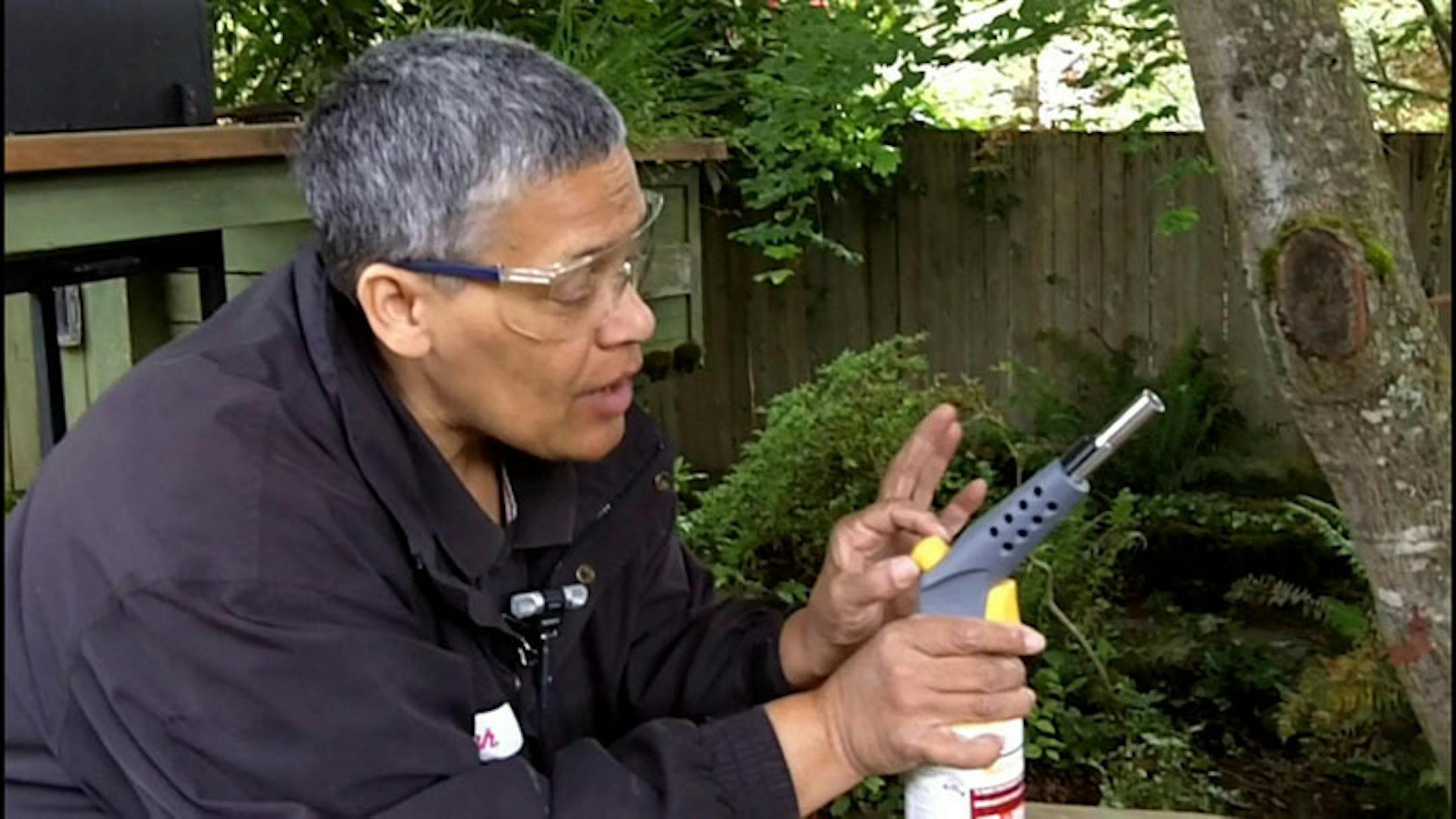 Leah Bolden demonstrates how to use a MAPP gas torch. (PRNewsFoto/See Jane Drill)