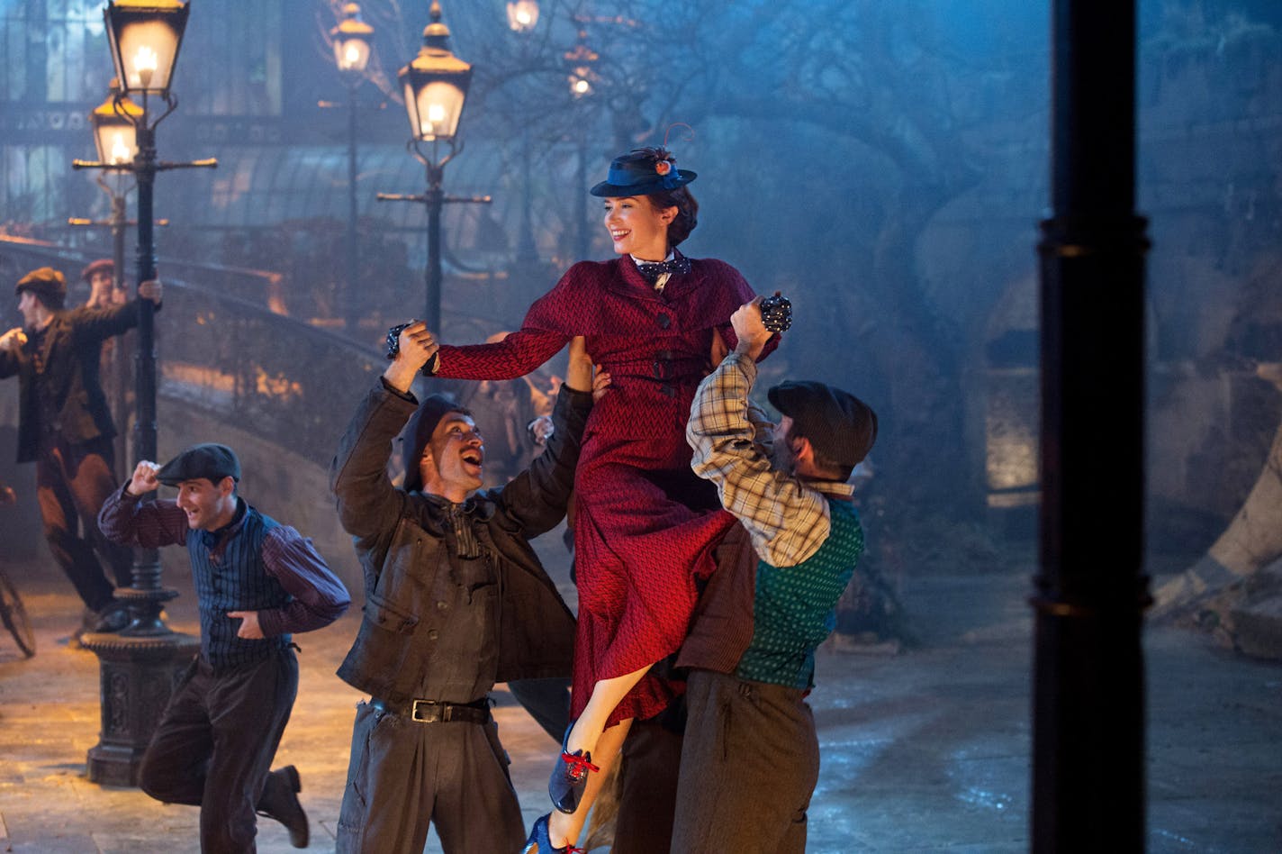 Emily Blunt is Mary Poppins in Dinsey&#xed;s original musica MARY. POPPINS RETURNS, a sequel to the 1964 MARY POPPINS which takes audiences on an entirely new adventure with the practically perfect nanny and the Banks family.