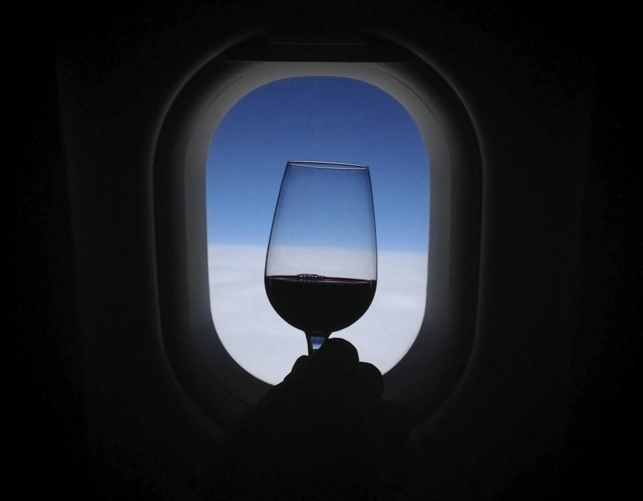 Being cooped up at high altitude in a dry, pressurized cabin tamps down our senses of smell and taste when drinking wine on a plane.