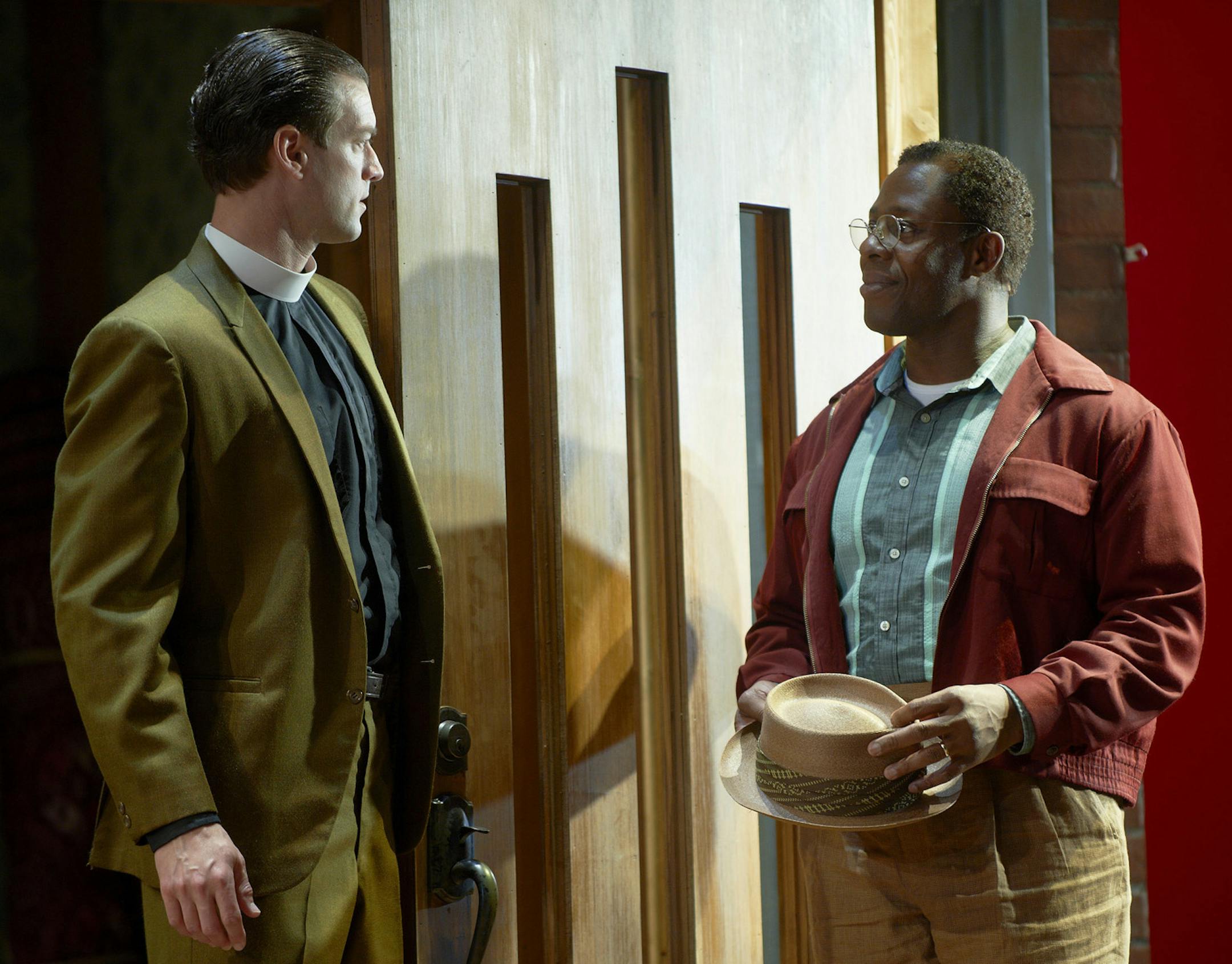 Peter Christian Hansen and Ansa Akyea in "Clybourne Park," at the Guthrie through Aug. 4.