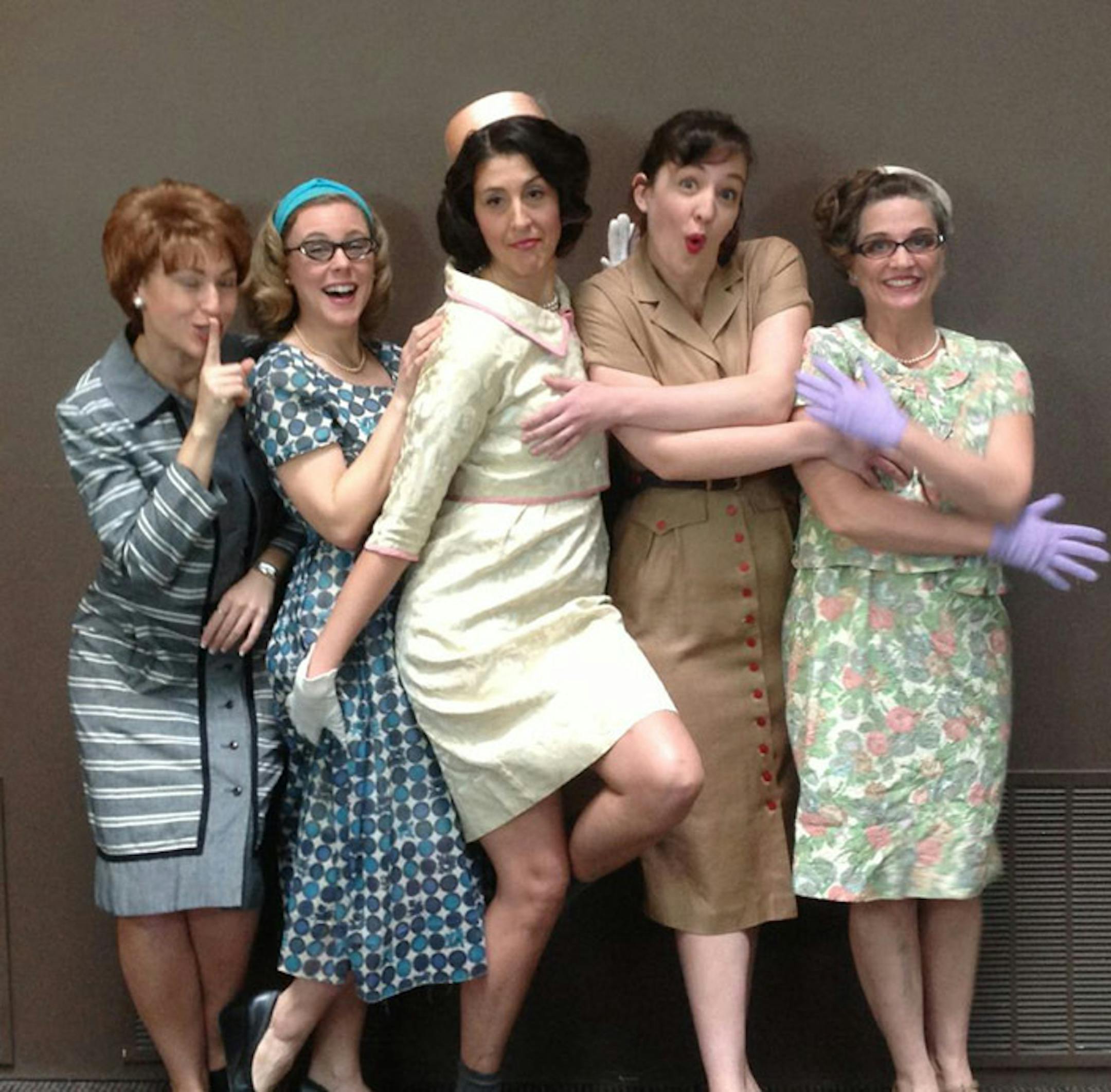 "Five Lesbians Eating Quiche": DAWN BRODEY, ERIN MAE JOHNSON, ANDREA WOLLENBERG, ANNA HICKEY, BETH DESOTELLE