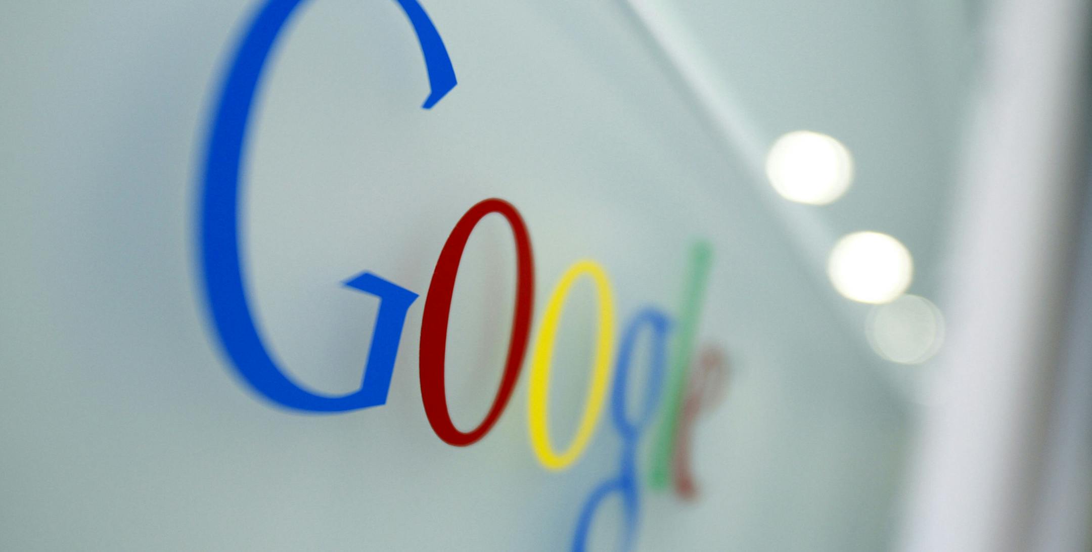 FILE - In this Tuesday, March 23, 2010, file photo, the Google logo is seen at the Google headquarters in Brussels. France's data privacy agency ordered Google to remove search results worldwide upon request, giving the company two weeks to apply the "right to be forgotten" globally. The order Friday from CNIL comes more than a year after Europe's highest court ruled that people have the right to control what appears when their name is searched online. (AP Photo/Virginia Mayo, File) ORG XMIT: PA