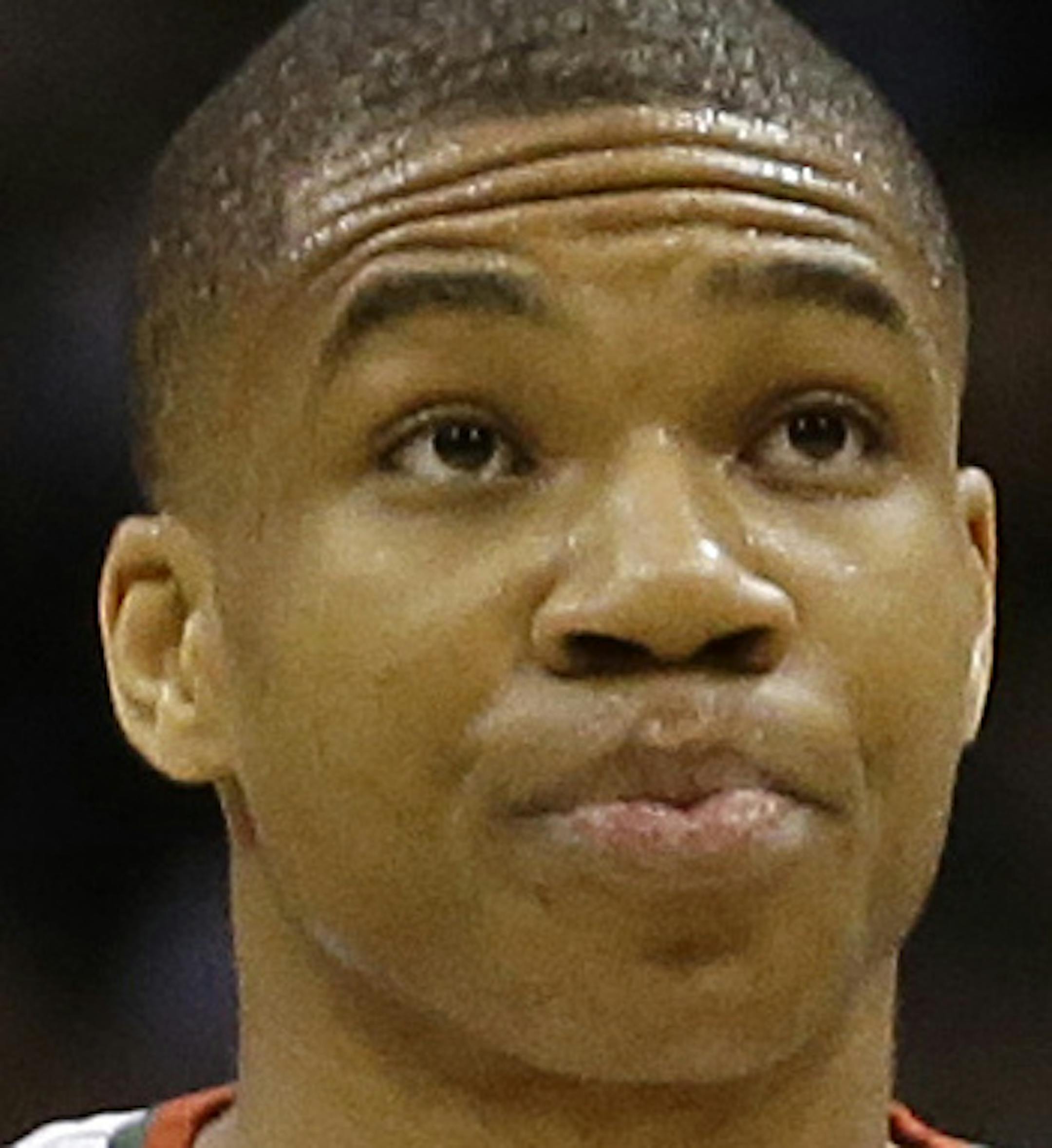 Milwaukee Bucks' Giannis Antetokounmpo (34), Zaza Pachulia (27), and Michael Carter-Williams (5) get back on defense during Game 4 of an NBA basketball first-round playoff series against the Chicago Bulls Saturday, April 25, 2015, in Milwaukee. ORG XMIT: MIN2015050216451147